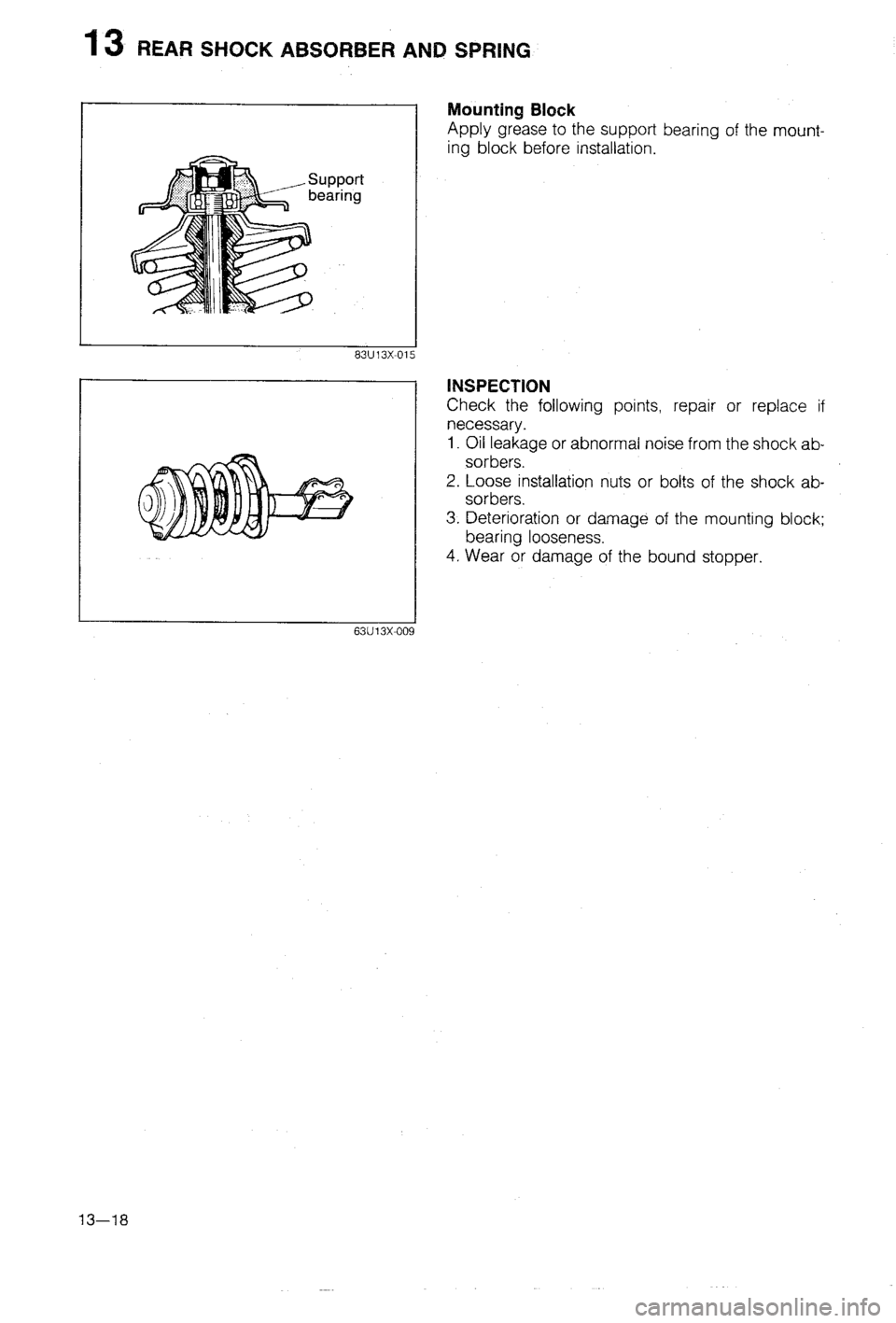 MAZDA 323 1988 Workshop Manual MAZDA 323 1988 Workshop Manual