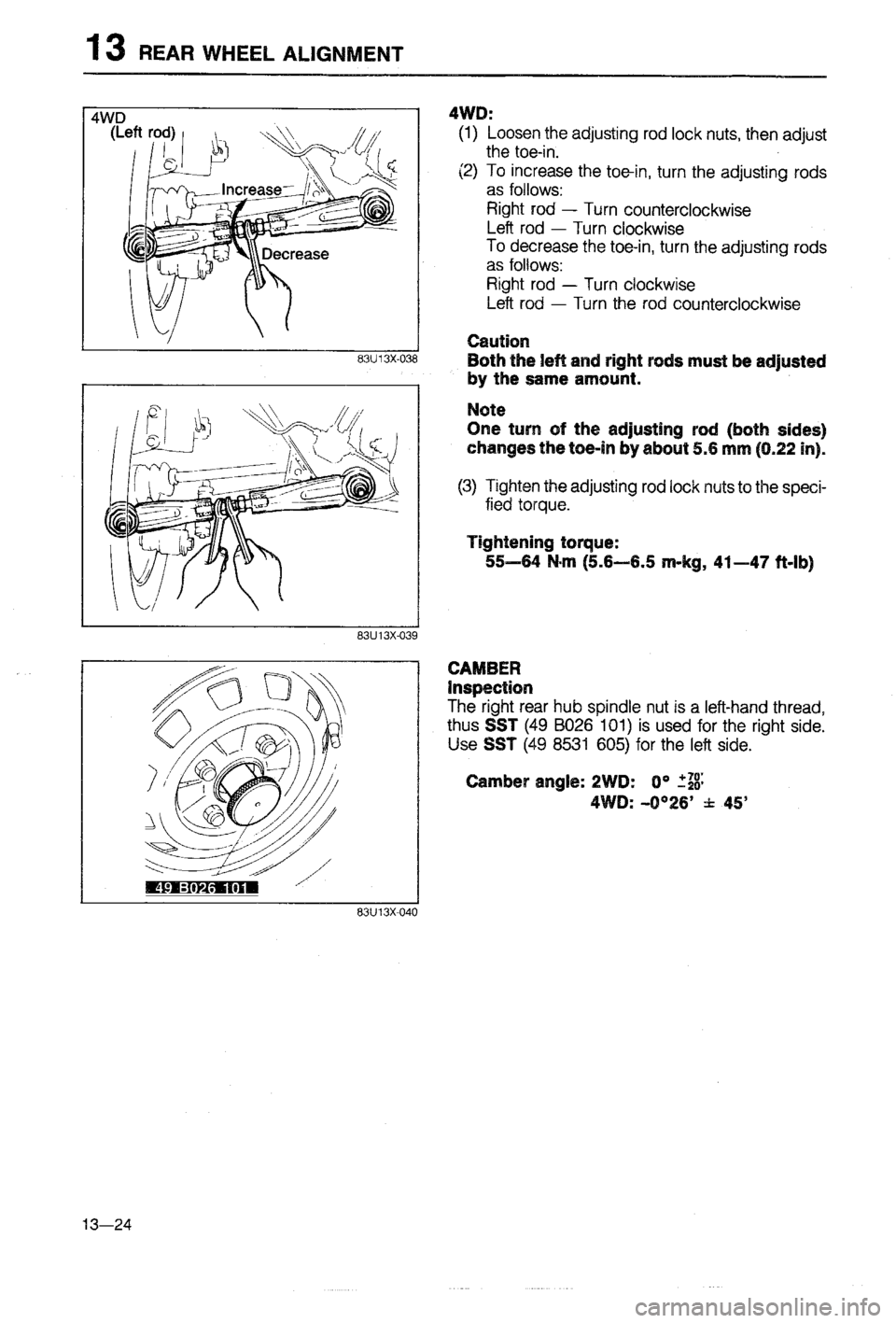 MAZDA 323 1988 Workshop Manual MAZDA 323 1988 Workshop Manual