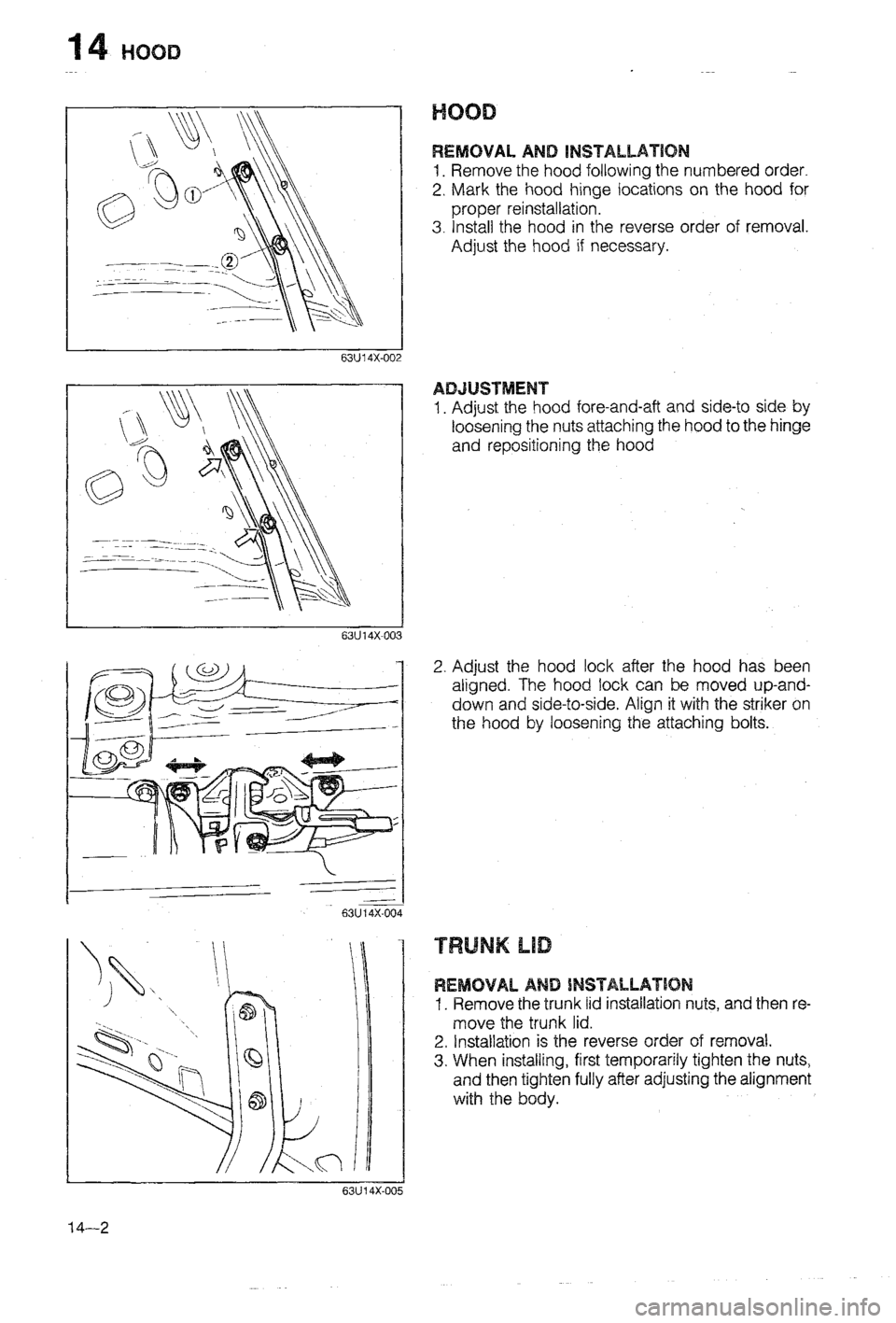 MAZDA 323 1988 Workshop Manual MAZDA 323 1988 Workshop Manual