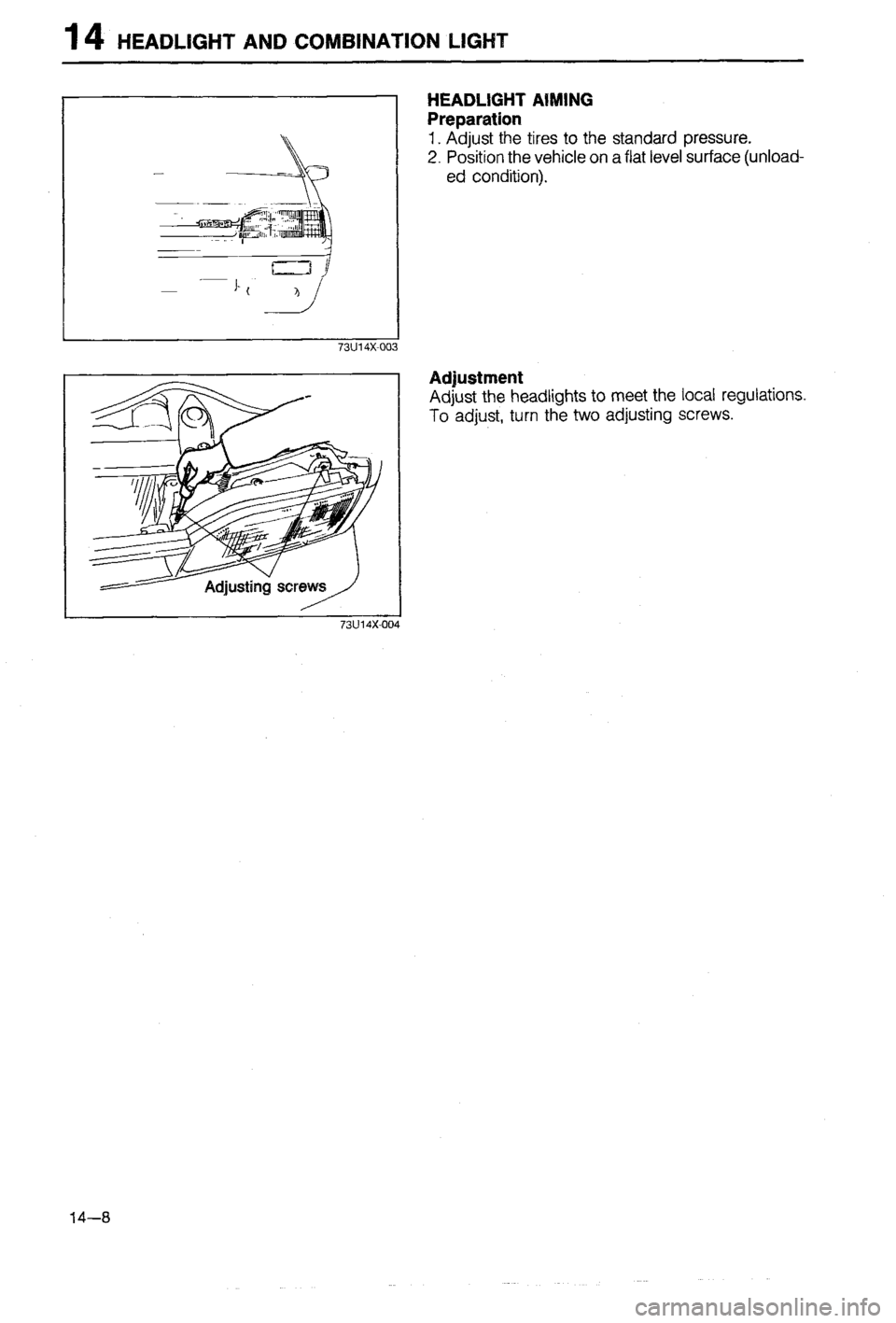 MAZDA 323 1988 Workshop Manual MAZDA 323 1988 Workshop Manual