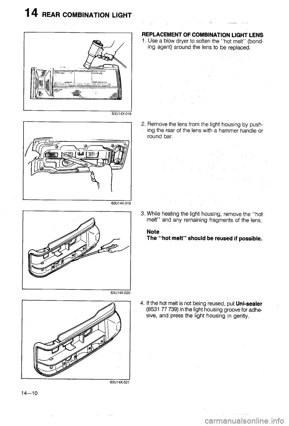 MAZDA 323 1988 Workshop Manual MAZDA 323 1988 Workshop Manual
