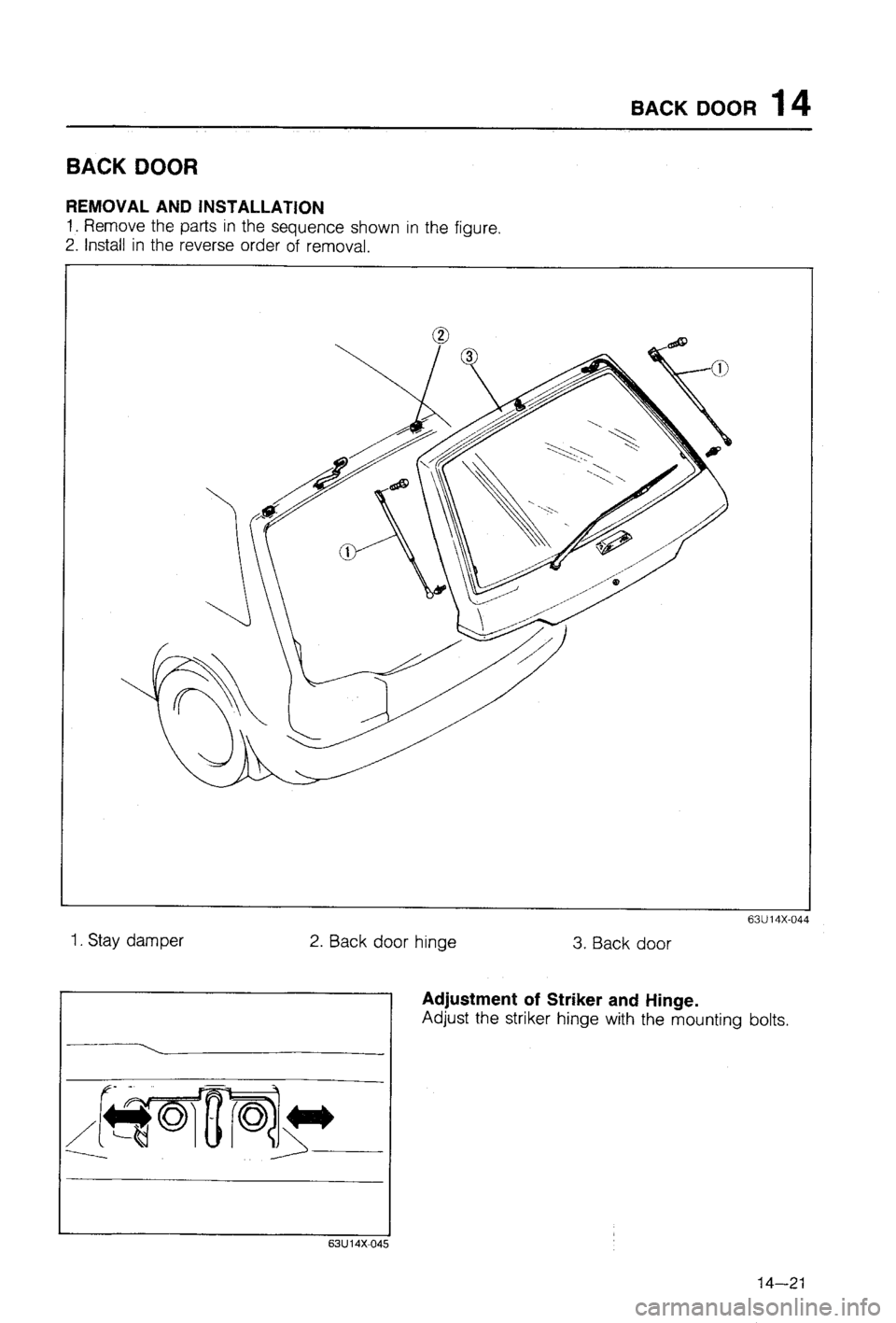 MAZDA 323 1988 Workshop Manual MAZDA 323 1988 Workshop Manual