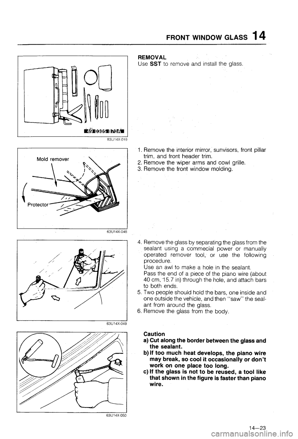 MAZDA 323 1988 Workshop Manual MAZDA 323 1988 Workshop Manual
