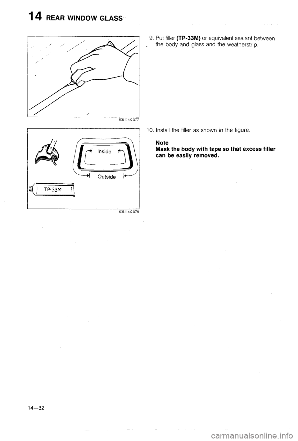 MAZDA 323 1988 Workshop Manual MAZDA 323 1988 Workshop Manual