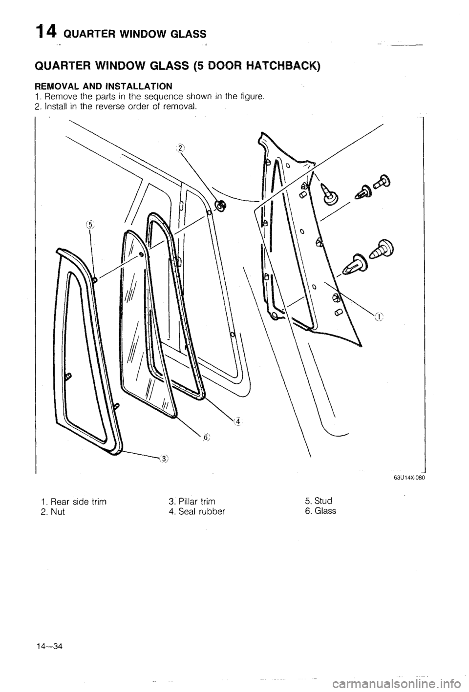 MAZDA 323 1988 Workshop Manual MAZDA 323 1988 Workshop Manual