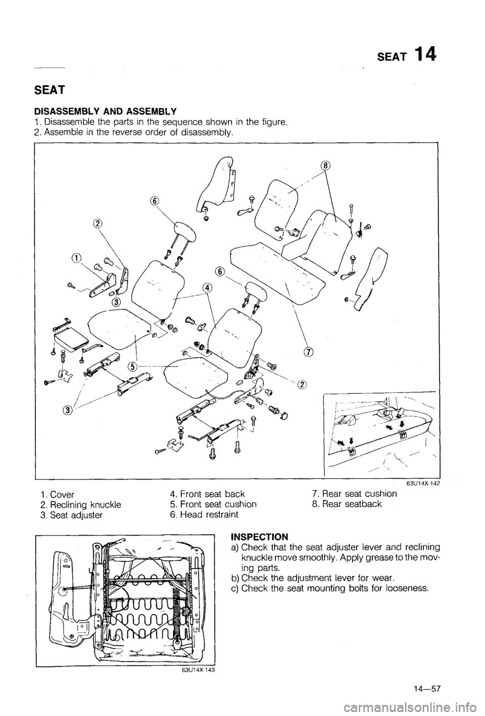 MAZDA 323 1988 Workshop Manual MAZDA 323 1988 Workshop Manual