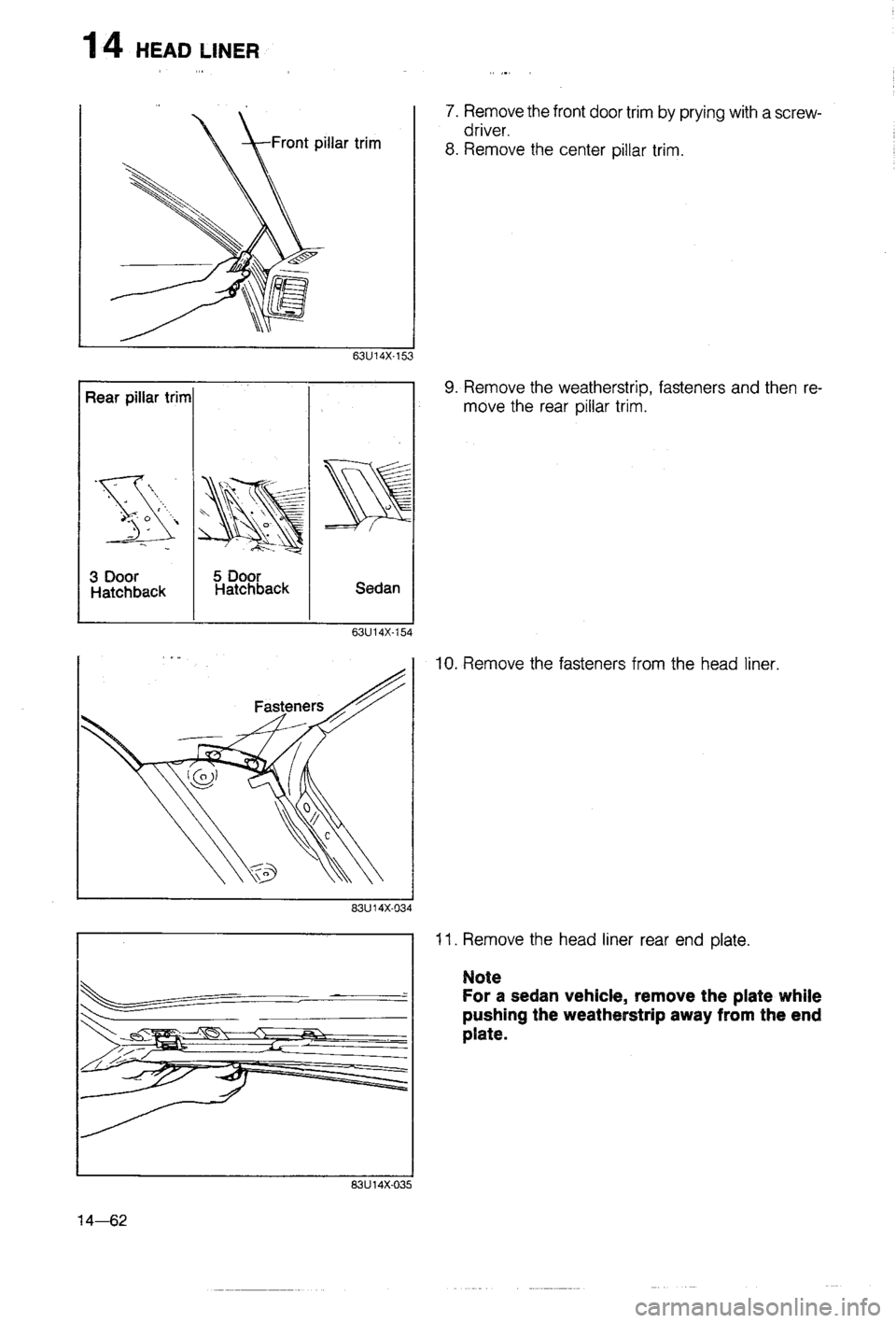 MAZDA 323 1988 Workshop Manual MAZDA 323 1988 Workshop Manual