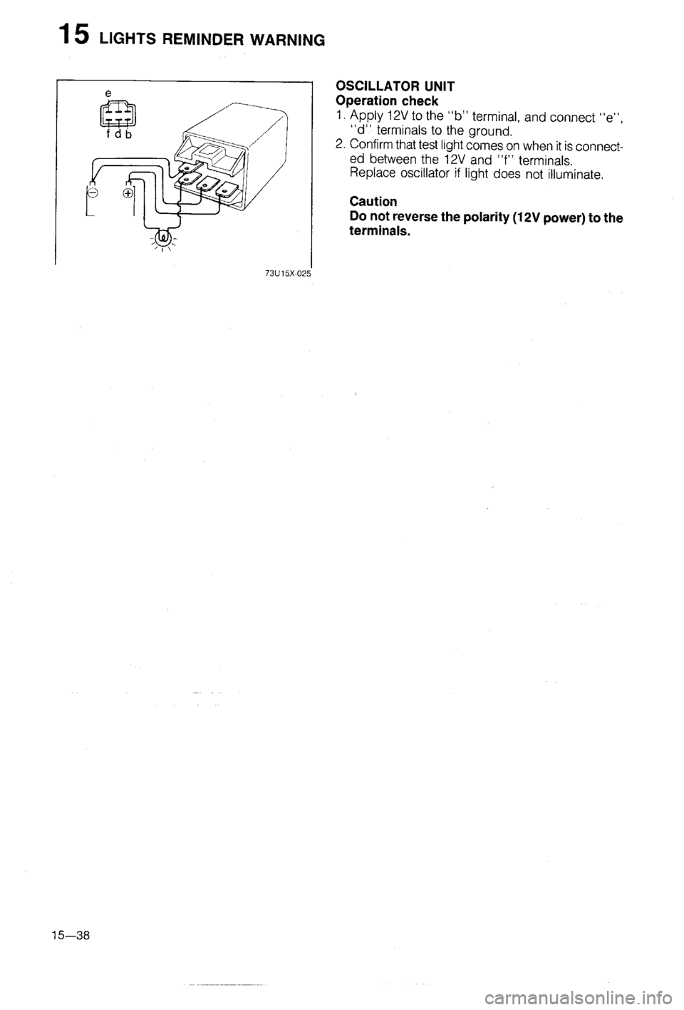 MAZDA 323 1988 Workshop Manual MAZDA 323 1988 Workshop Manual