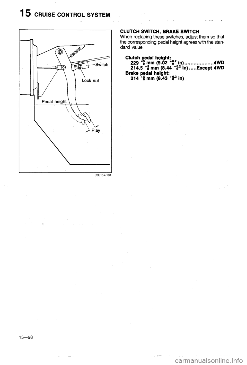 MAZDA 323 1988 Workshop Manual MAZDA 323 1988 Workshop Manual