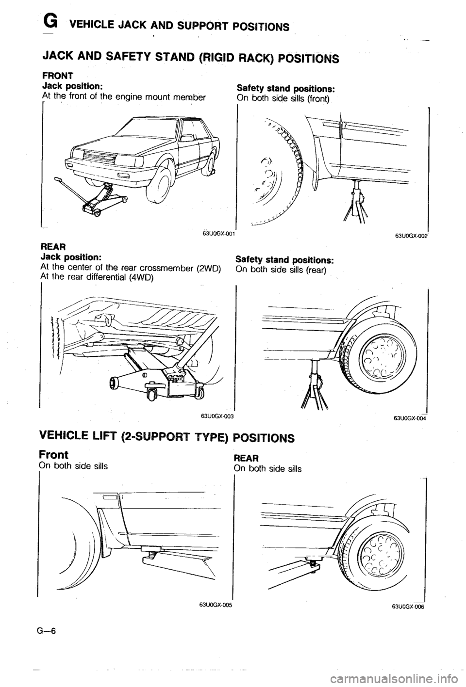 MAZDA 323 1988  Workshop Manual 