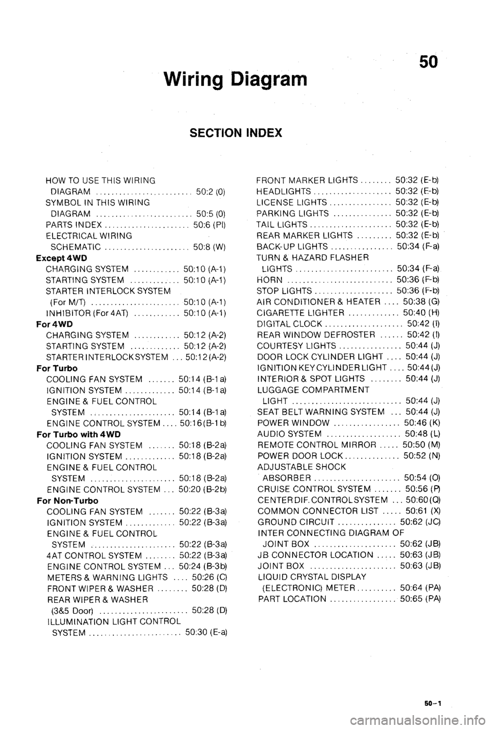 MAZDA 323 1988 Workshop Manual MAZDA 323 1988 Workshop Manual