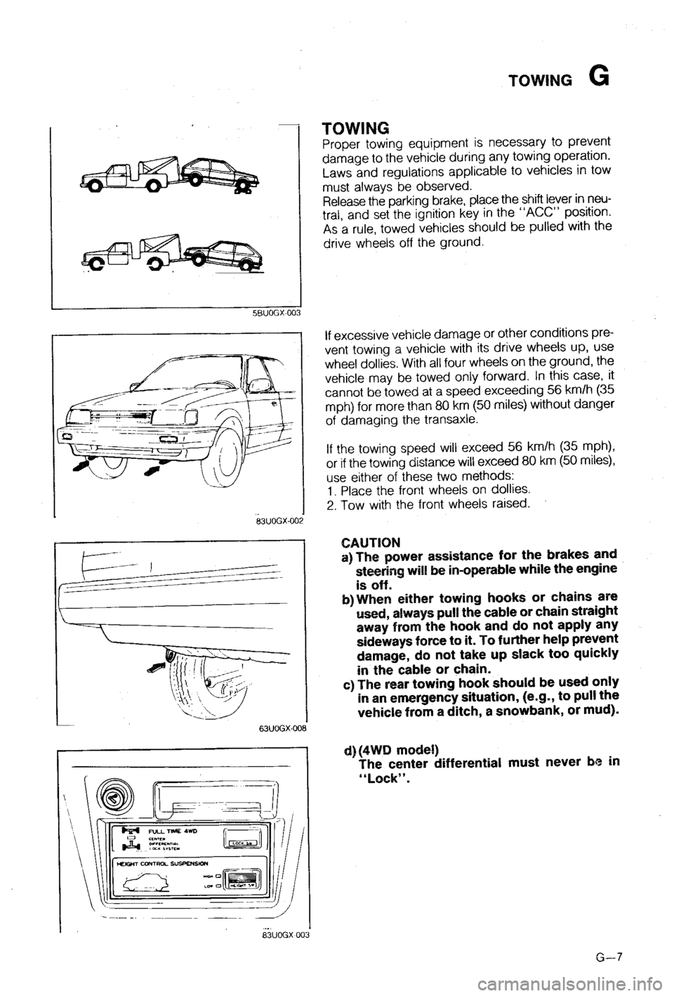 MAZDA 323 1988  Workshop Manual 