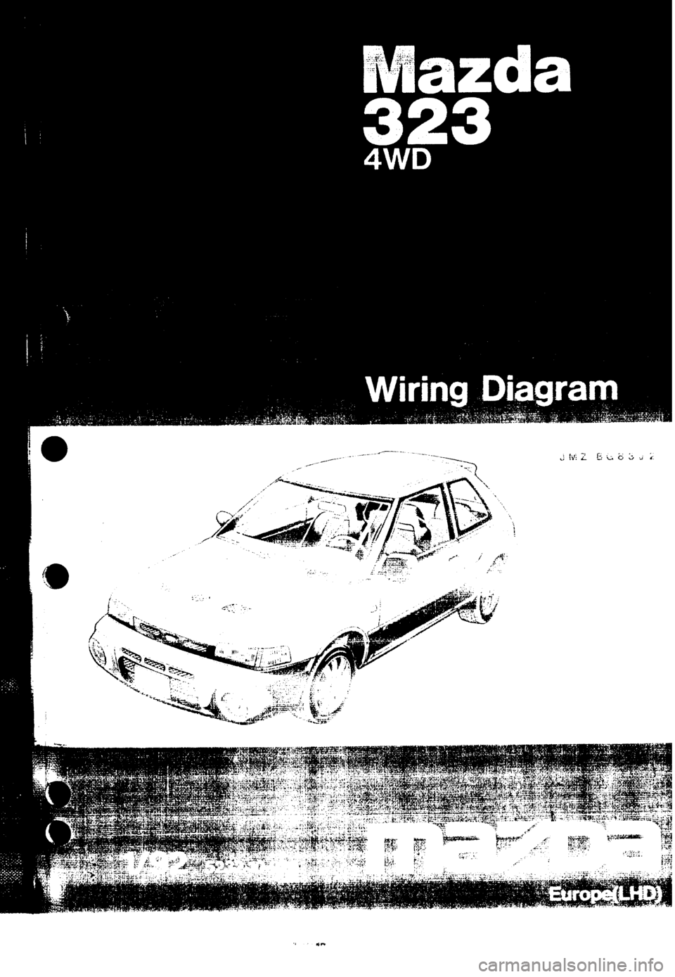 MAZDA 323 1992  Workshop Manual Suplement .: ^,,.” “’  
