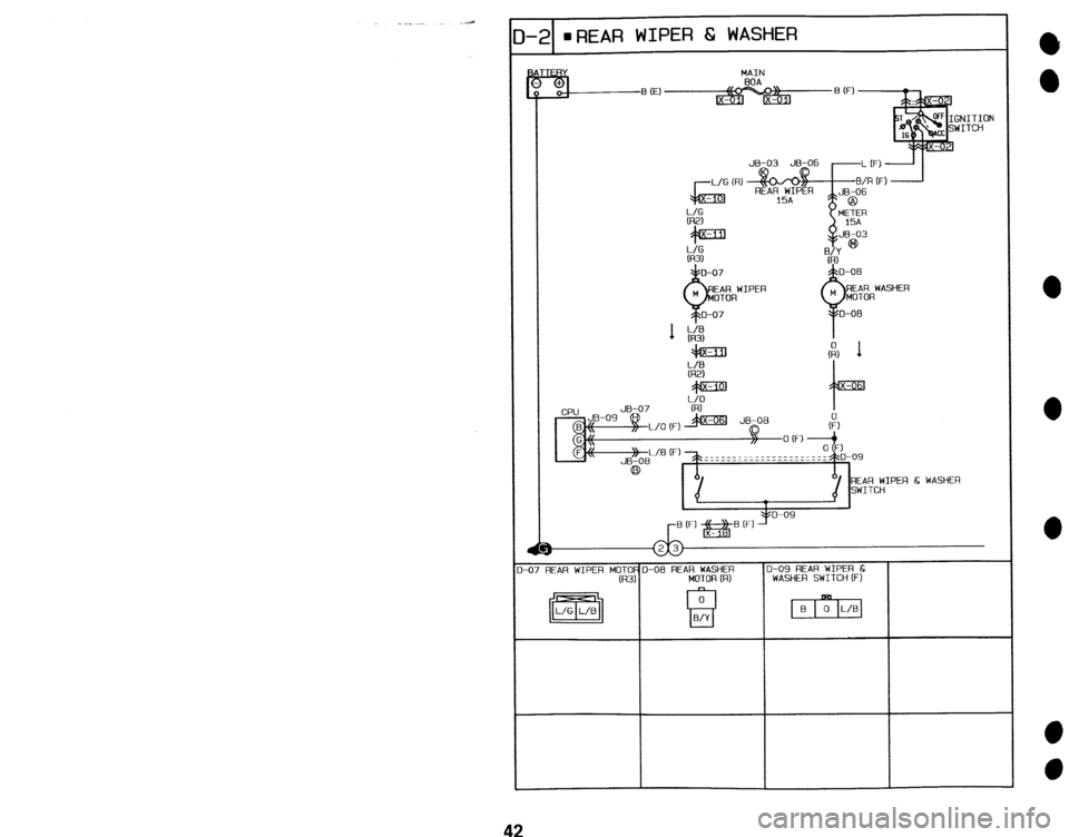 MAZDA 323 1992 Workshop Manual Suplement . . . -&
42
l
-
l MAZDA 323 1992 Workshop Manual Suplement . . . -&
42
l
-
l