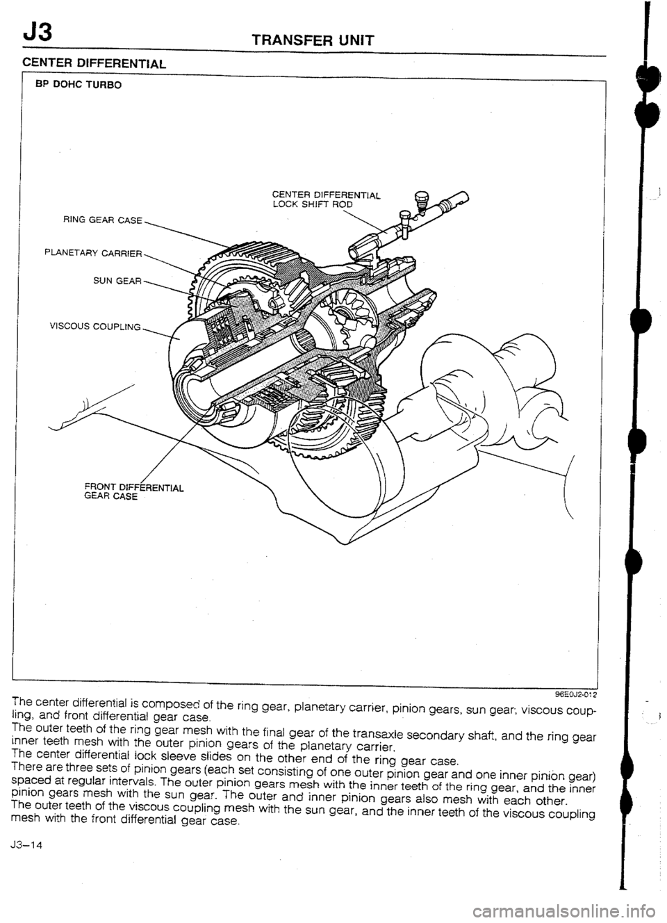 MAZDA 232 1990 Workshop Manual Suplement MAZDA 232 1990 Workshop Manual Suplement