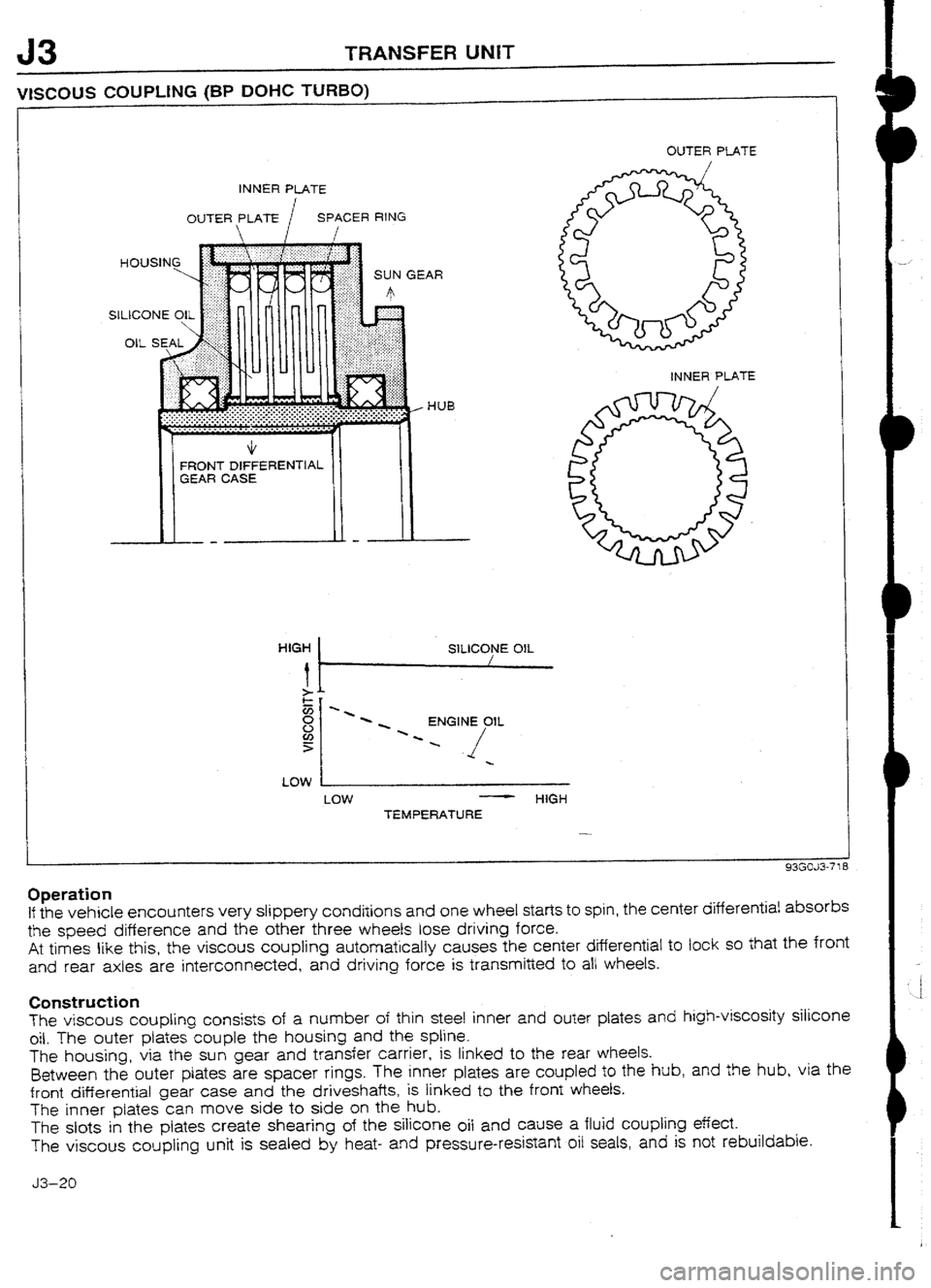 MAZDA 232 1990 Workshop Manual Suplement MAZDA 232 1990 Workshop Manual Suplement