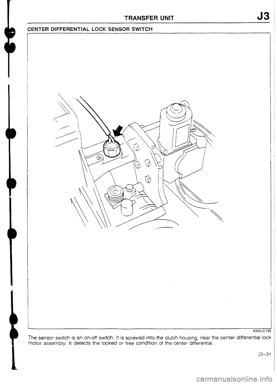 MAZDA 232 1990 Workshop Manual Suplement MAZDA 232 1990 Workshop Manual Suplement