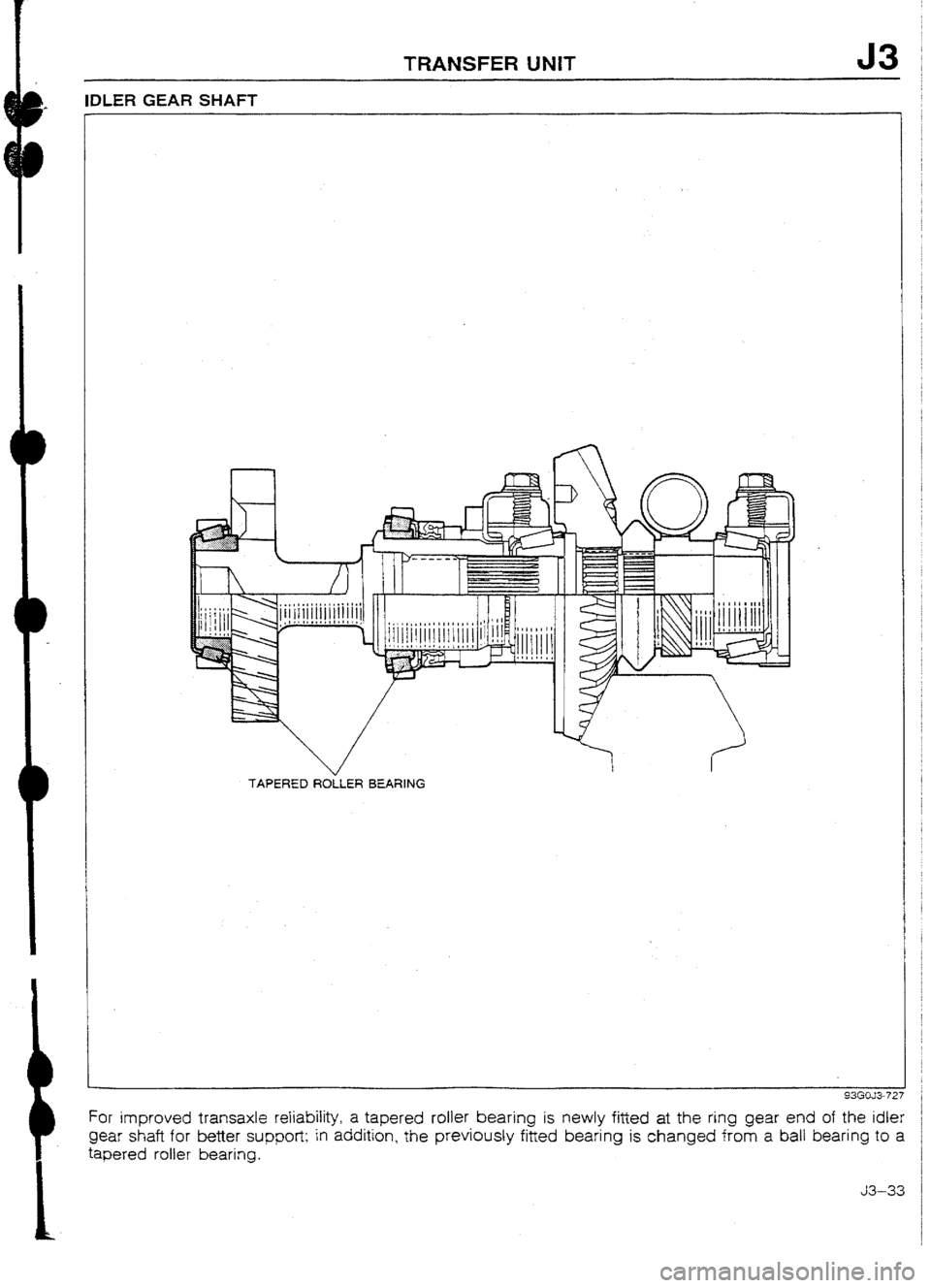MAZDA 232 1990 Workshop Manual Suplement MAZDA 232 1990 Workshop Manual Suplement
