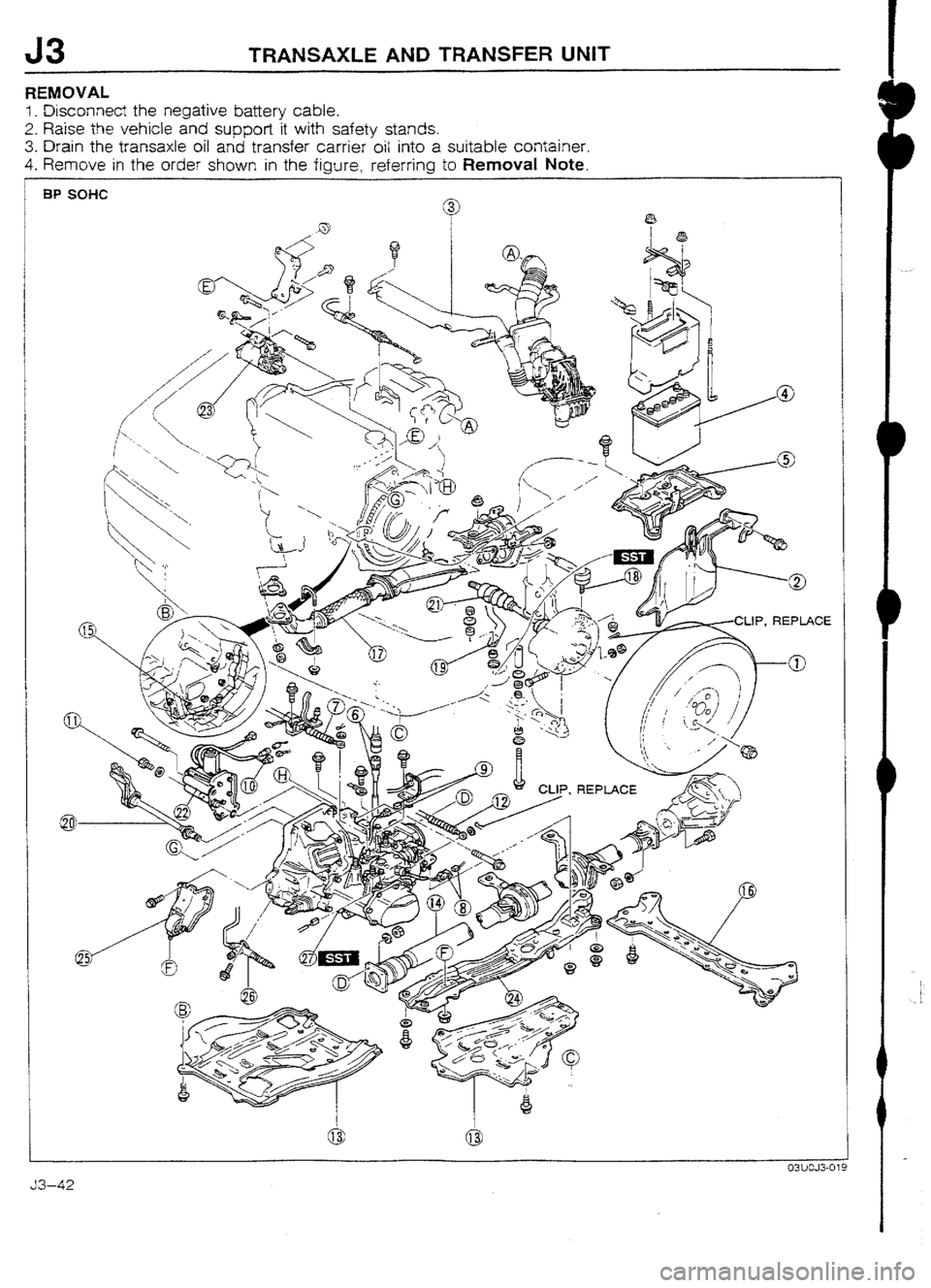 MAZDA 232 1990 Workshop Manual Suplement MAZDA 232 1990 Workshop Manual Suplement