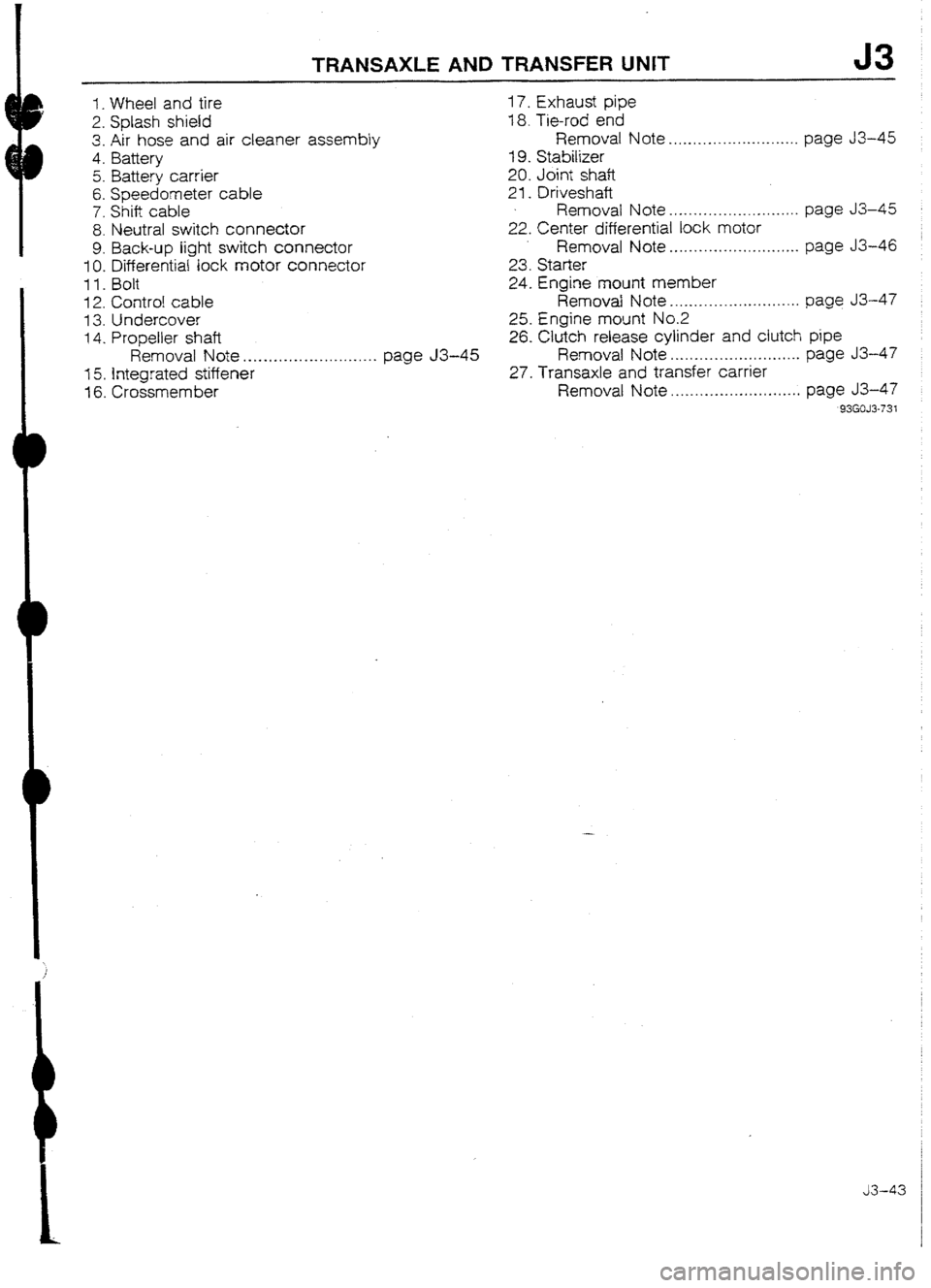 MAZDA 232 1990 Workshop Manual Suplement MAZDA 232 1990 Workshop Manual Suplement