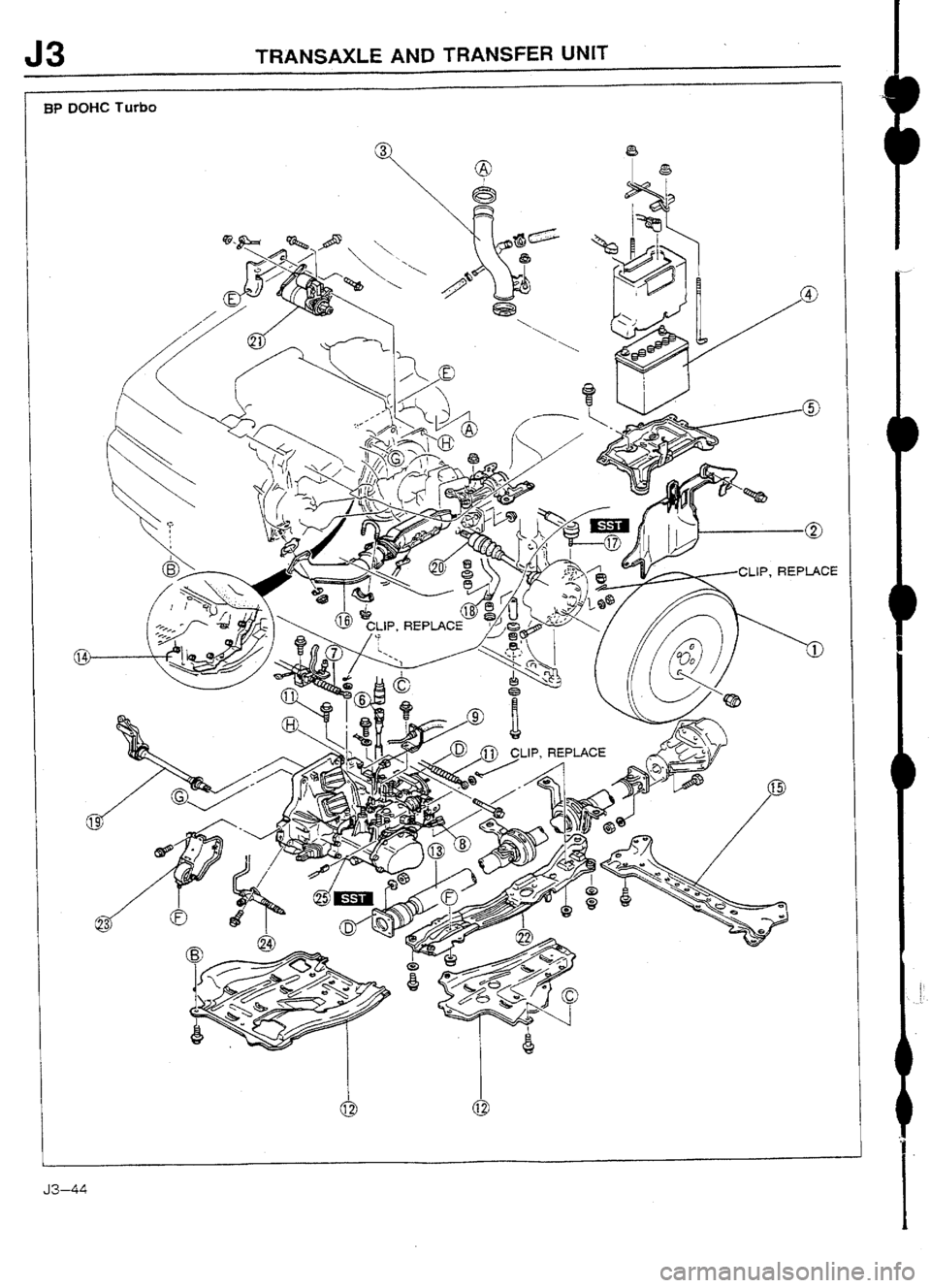 MAZDA 232 1990 Workshop Manual Suplement MAZDA 232 1990 Workshop Manual Suplement