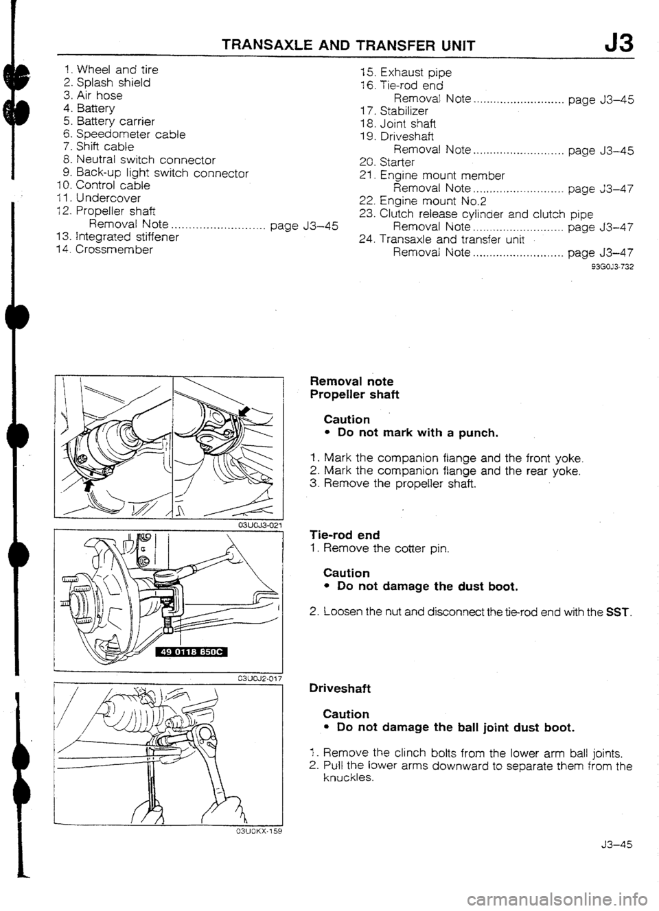 MAZDA 232 1990 Workshop Manual Suplement MAZDA 232 1990 Workshop Manual Suplement