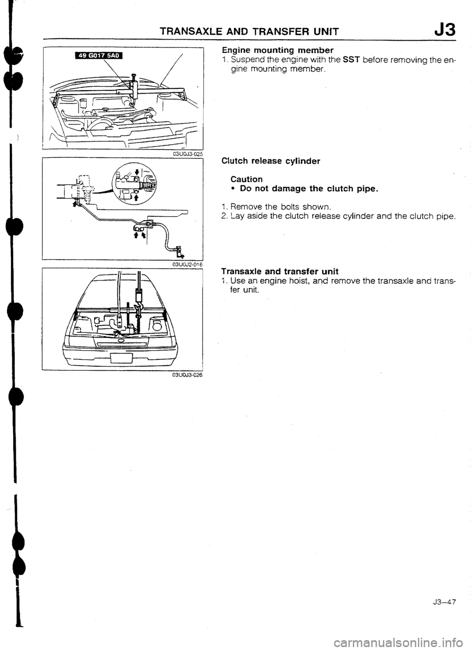 MAZDA 232 1990 Workshop Manual Suplement MAZDA 232 1990 Workshop Manual Suplement