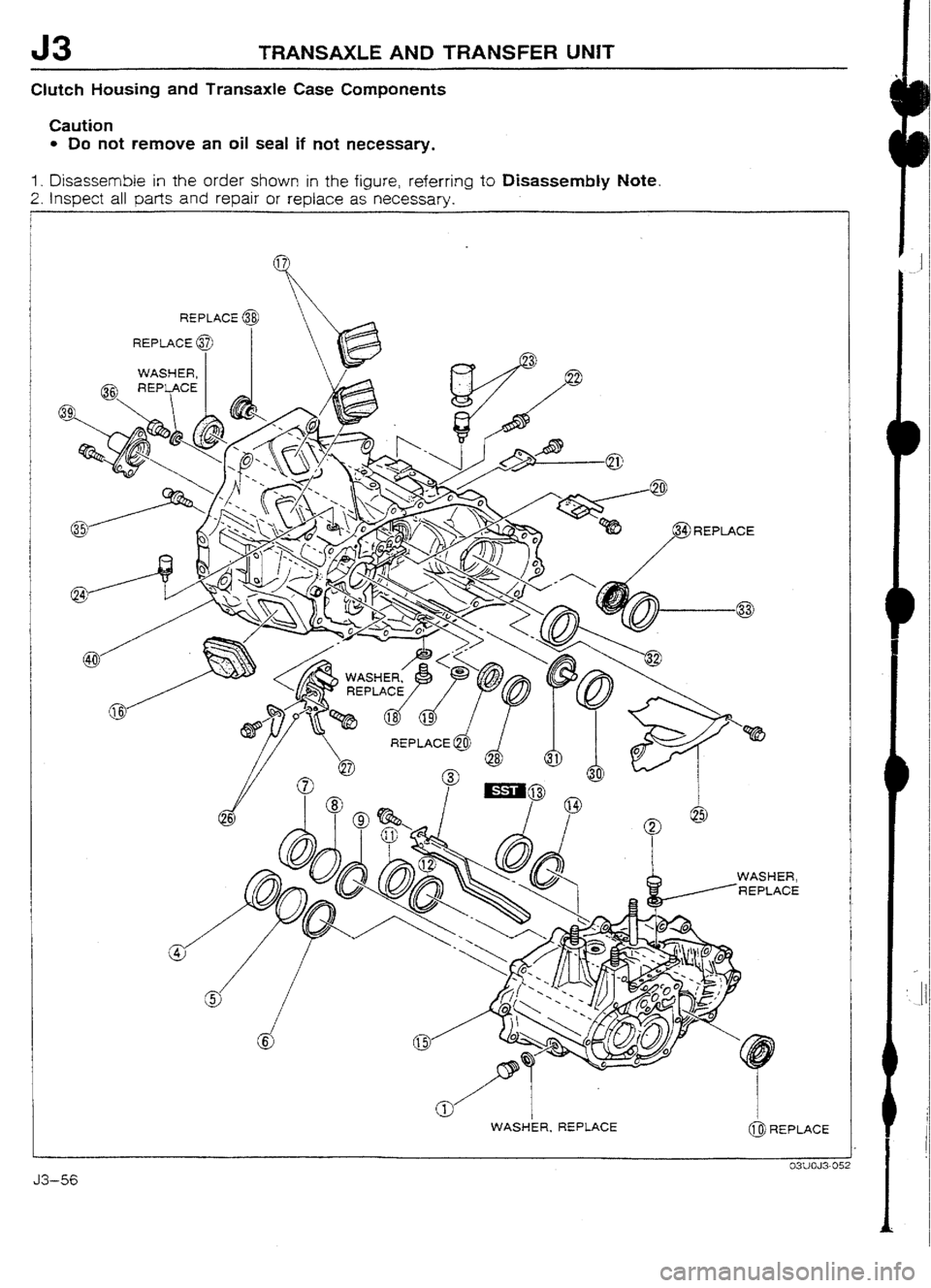MAZDA 232 1990 Workshop Manual Suplement MAZDA 232 1990 Workshop Manual Suplement