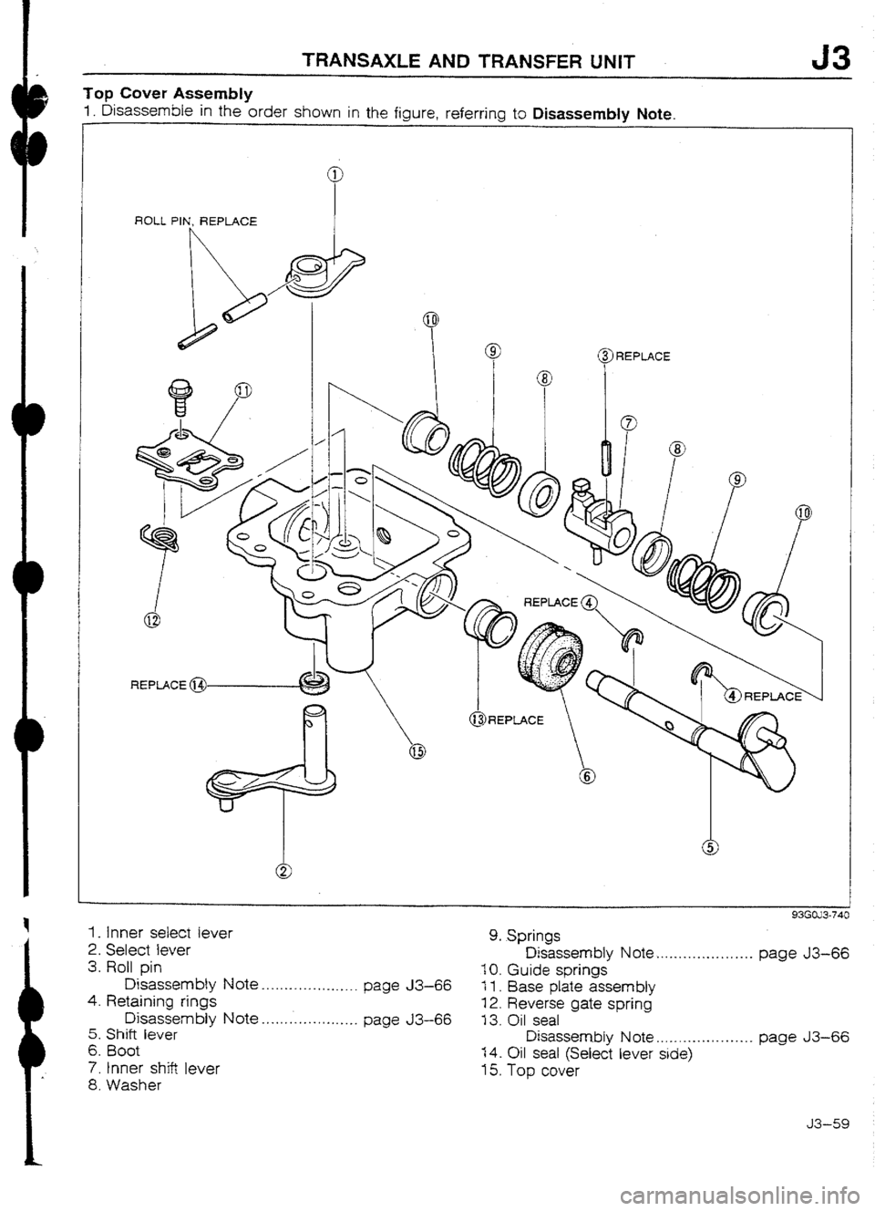MAZDA 232 1990 Workshop Manual Suplement MAZDA 232 1990 Workshop Manual Suplement