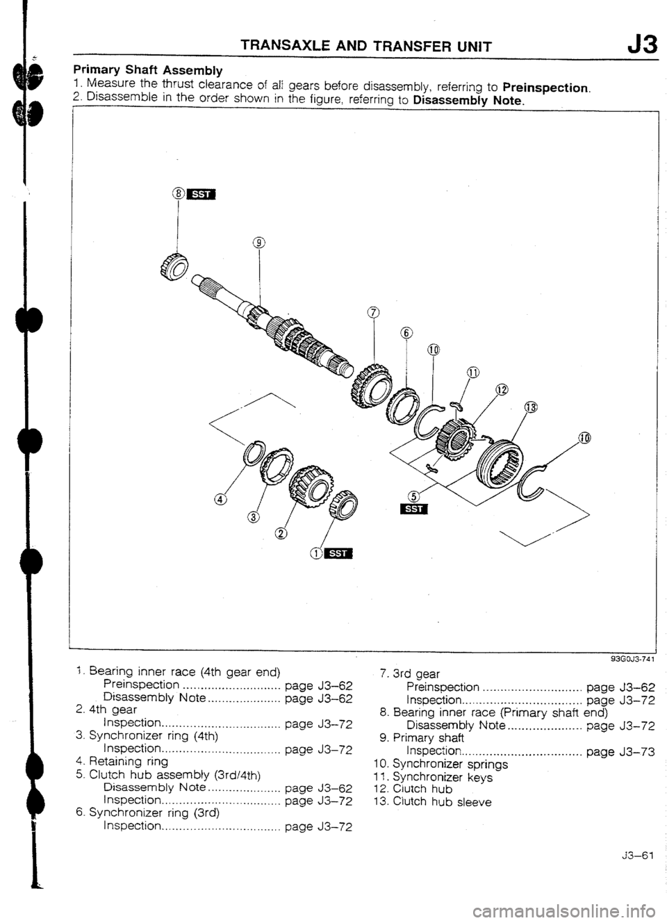 MAZDA 232 1990 Workshop Manual Suplement MAZDA 232 1990 Workshop Manual Suplement