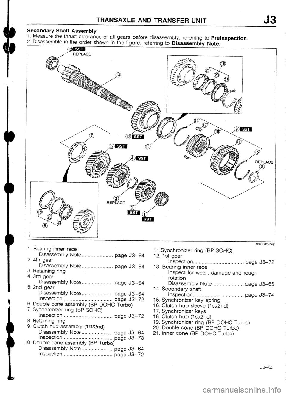 MAZDA 232 1990 Workshop Manual Suplement MAZDA 232 1990 Workshop Manual Suplement