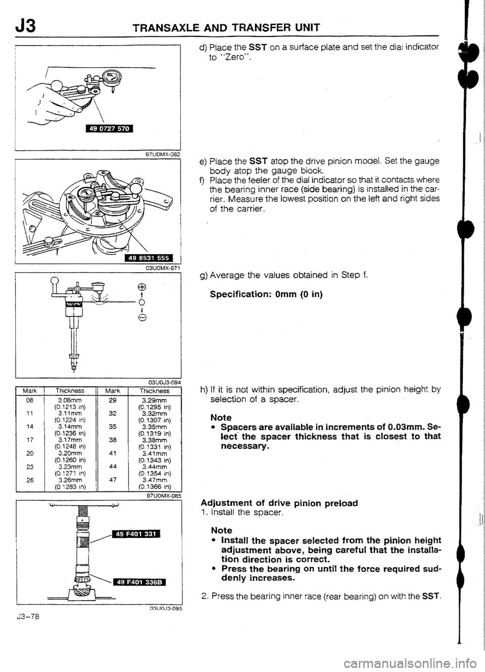 MAZDA 232 1990 Workshop Manual Suplement MAZDA 232 1990 Workshop Manual Suplement