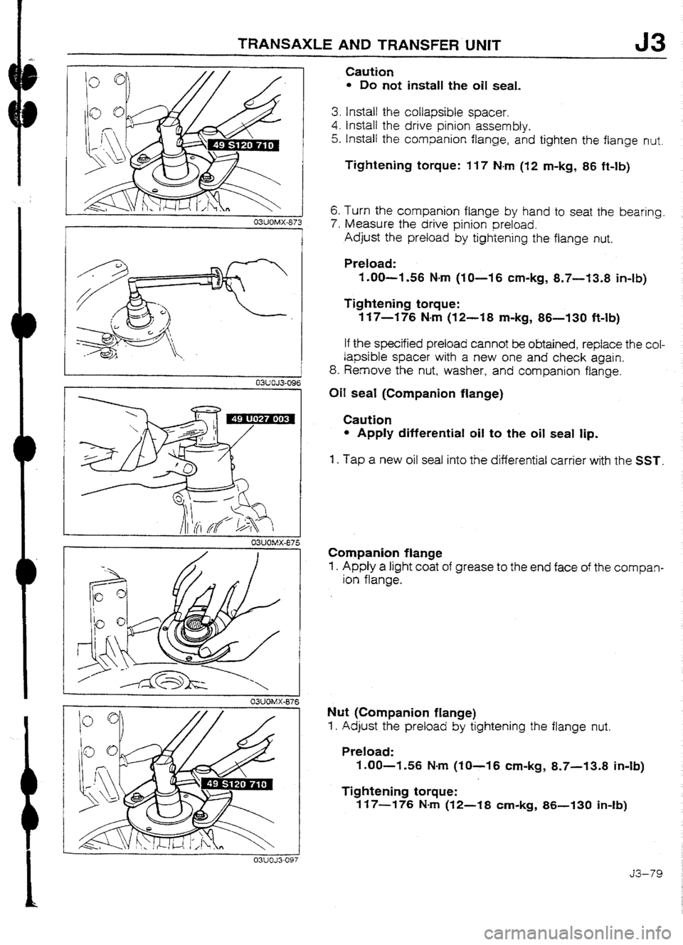 MAZDA 232 1990 Workshop Manual Suplement MAZDA 232 1990 Workshop Manual Suplement