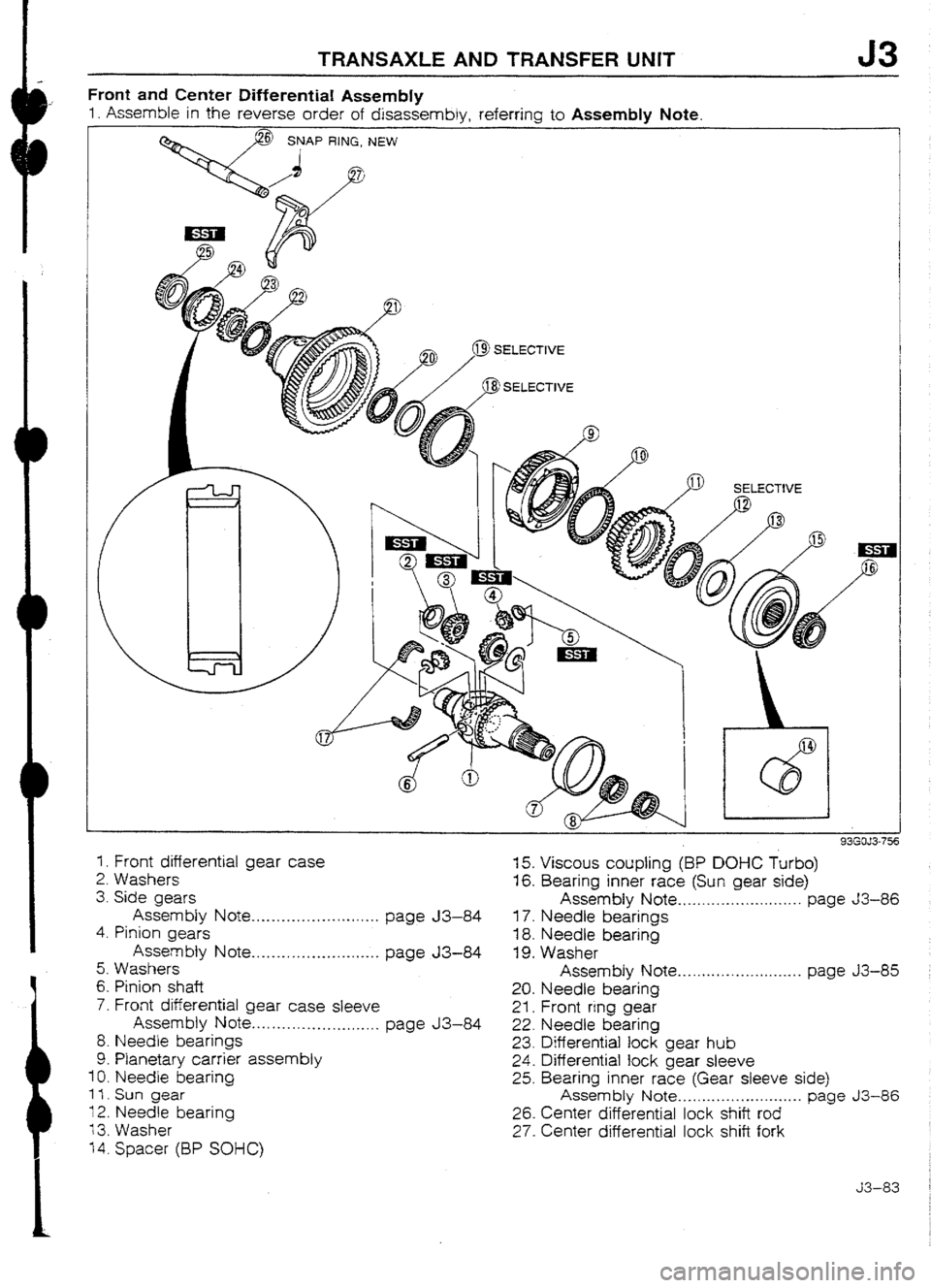 MAZDA 232 1990 Workshop Manual Suplement MAZDA 232 1990 Workshop Manual Suplement