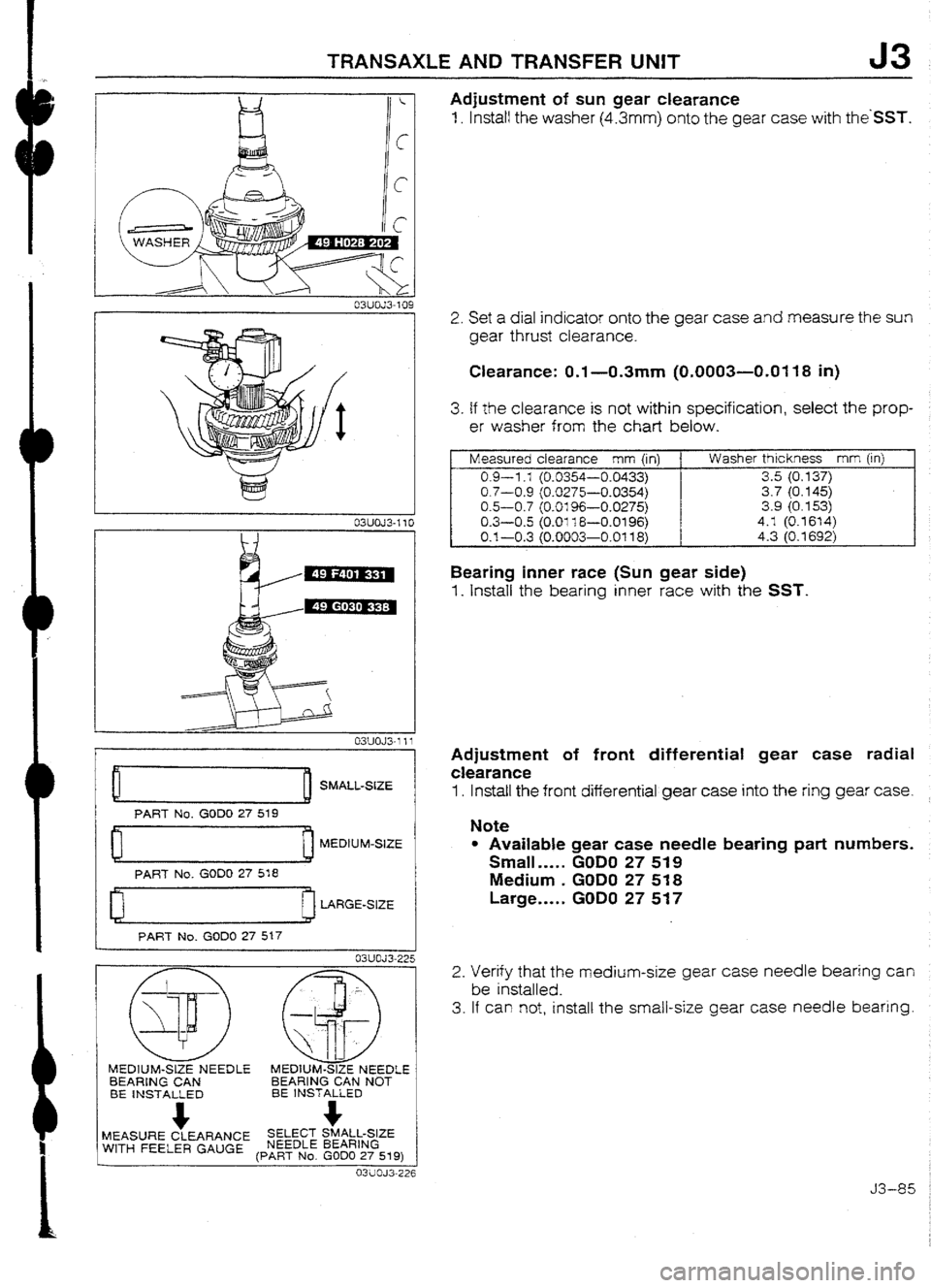 MAZDA 232 1990 Workshop Manual Suplement MAZDA 232 1990 Workshop Manual Suplement