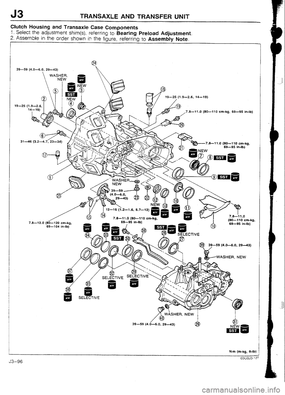 MAZDA 232 1990 Workshop Manual Suplement MAZDA 232 1990 Workshop Manual Suplement