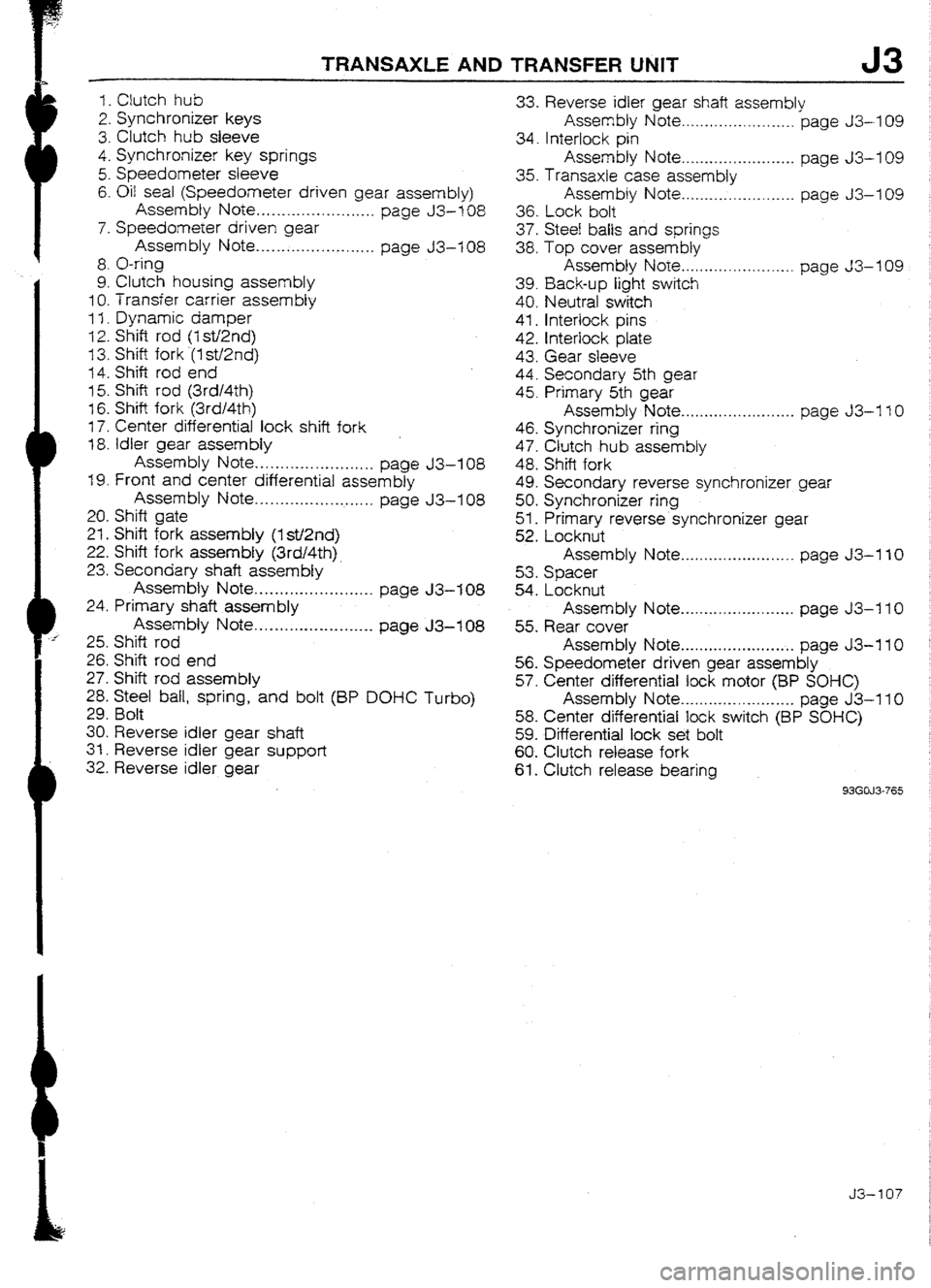 MAZDA 232 1990 Workshop Manual Suplement MAZDA 232 1990 Workshop Manual Suplement