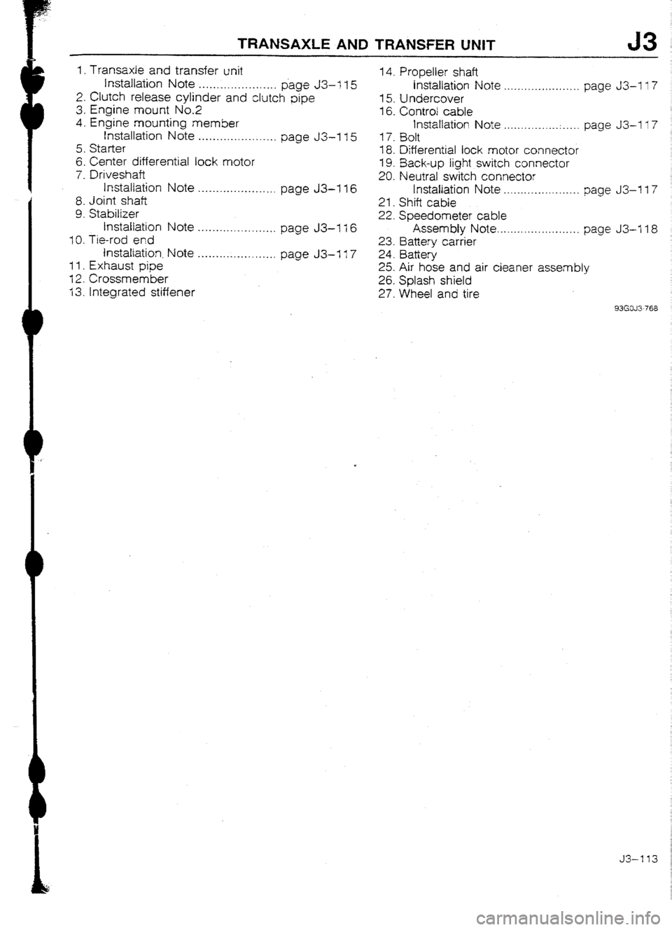 MAZDA 232 1990 Workshop Manual Suplement MAZDA 232 1990 Workshop Manual Suplement