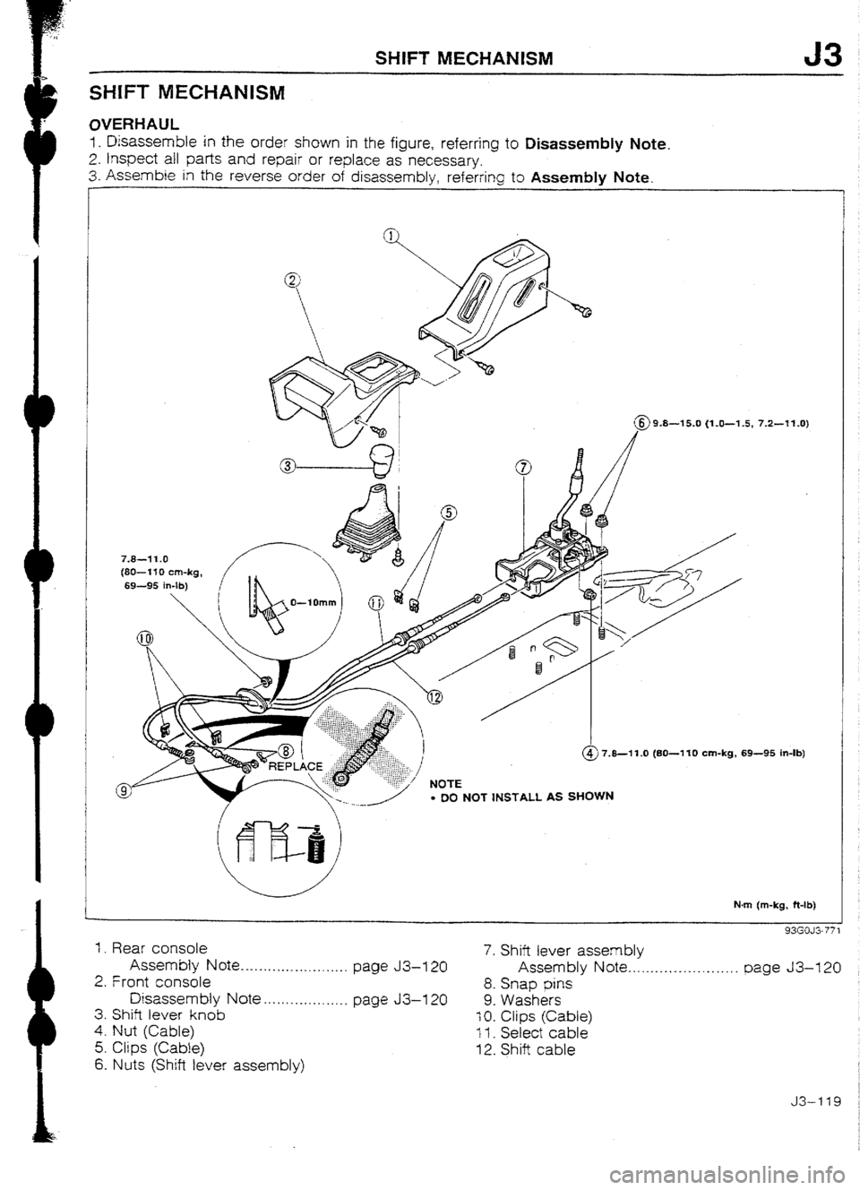 MAZDA 232 1990 Workshop Manual Suplement MAZDA 232 1990 Workshop Manual Suplement