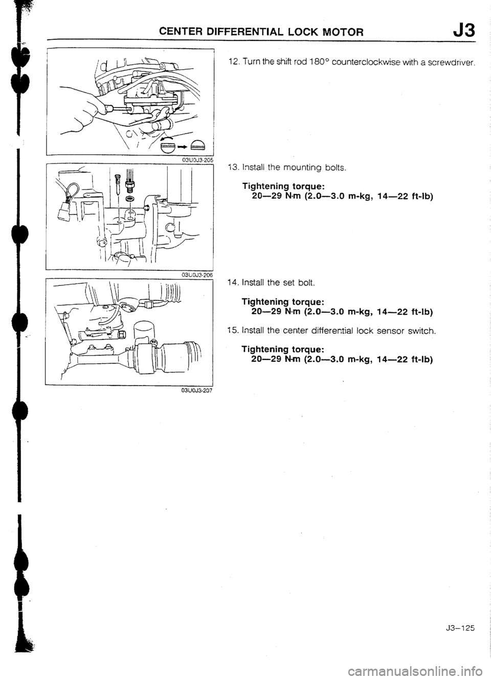 MAZDA 232 1990 Workshop Manual Suplement MAZDA 232 1990 Workshop Manual Suplement