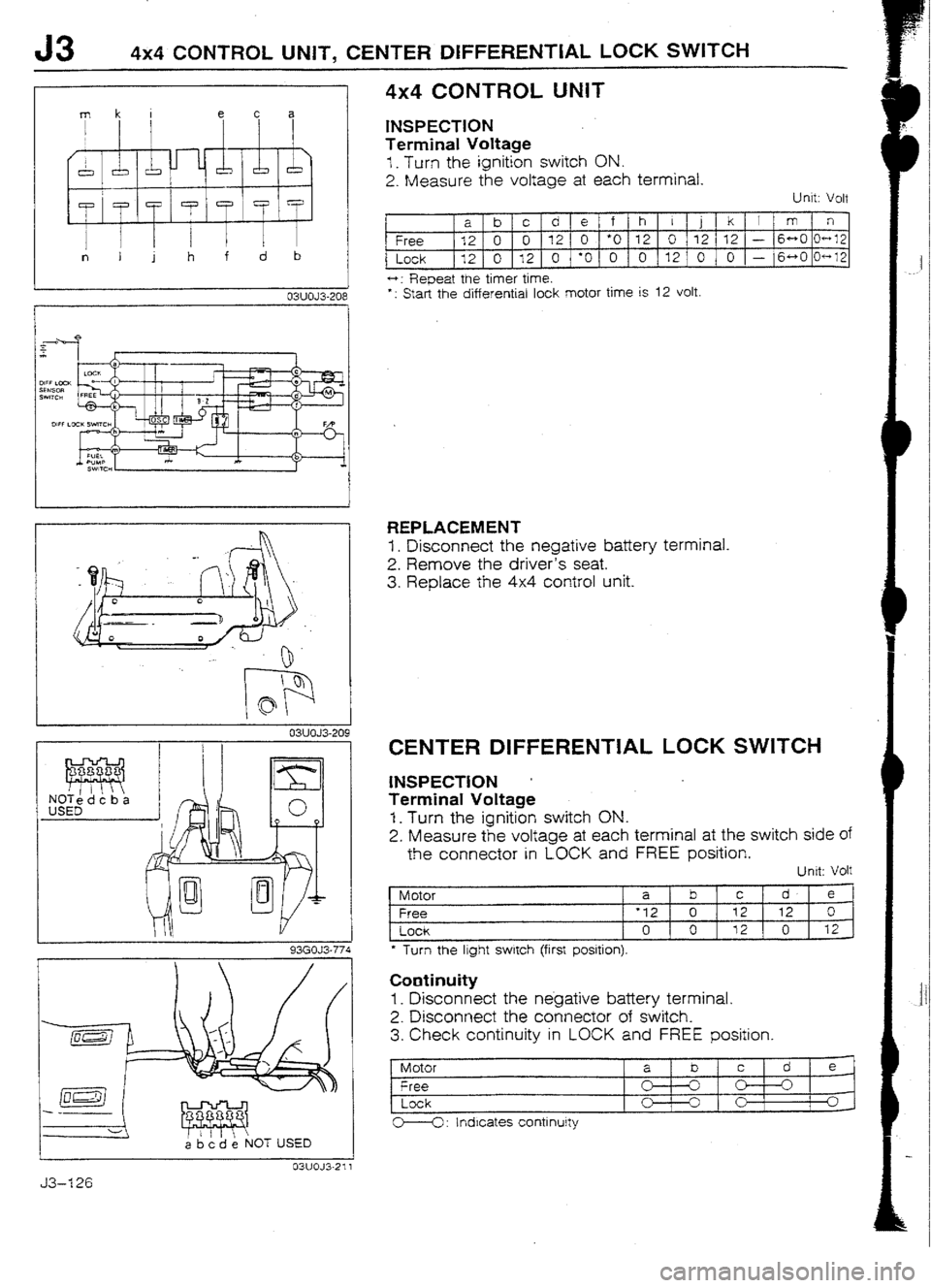 MAZDA 232 1990 Workshop Manual Suplement MAZDA 232 1990 Workshop Manual Suplement