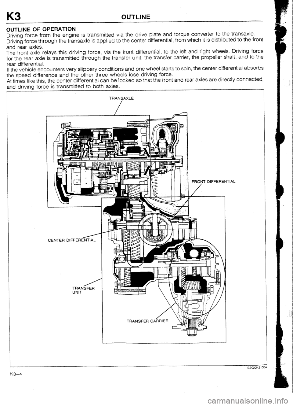 MAZDA 232 1990 Workshop Manual Suplement MAZDA 232 1990 Workshop Manual Suplement