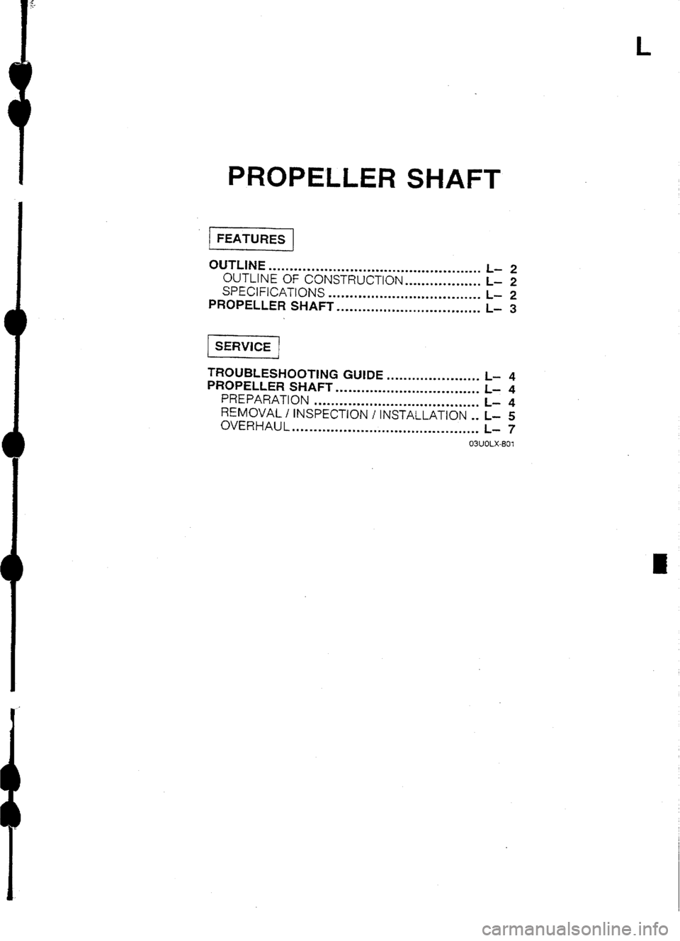 MAZDA 232 1990 Workshop Manual Suplement MAZDA 232 1990 Workshop Manual Suplement