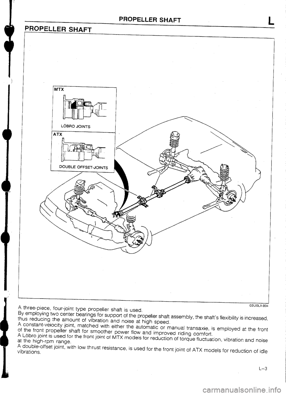 MAZDA 232 1990 Workshop Manual Suplement MAZDA 232 1990 Workshop Manual Suplement