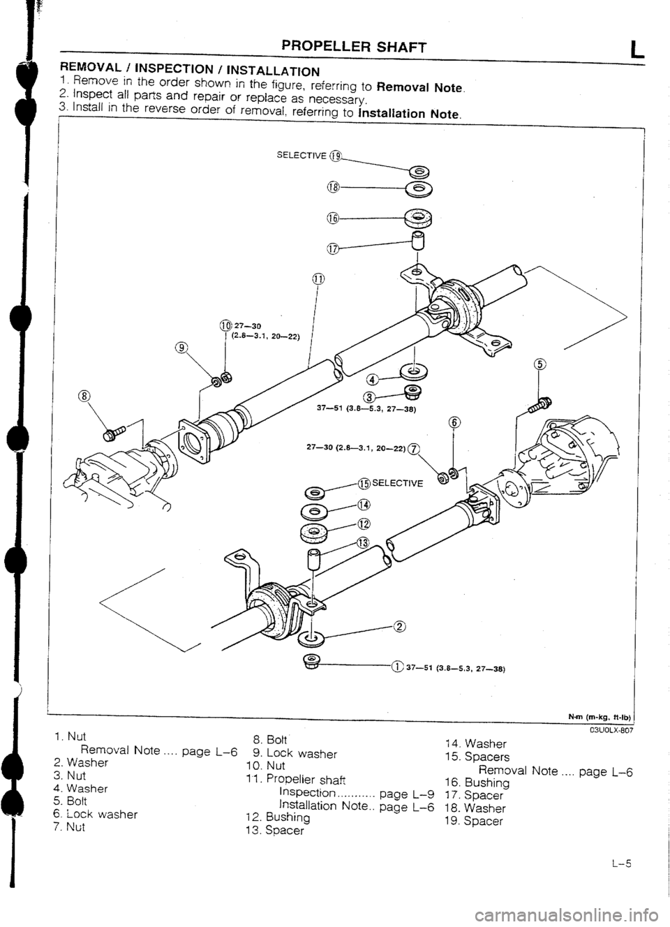 MAZDA 232 1990 Workshop Manual Suplement MAZDA 232 1990 Workshop Manual Suplement