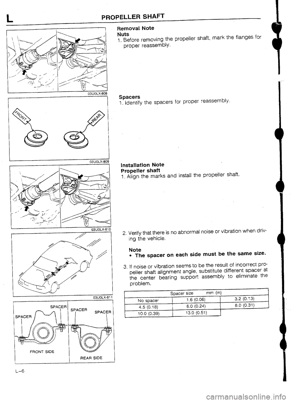 MAZDA 232 1990 Workshop Manual Suplement MAZDA 232 1990 Workshop Manual Suplement