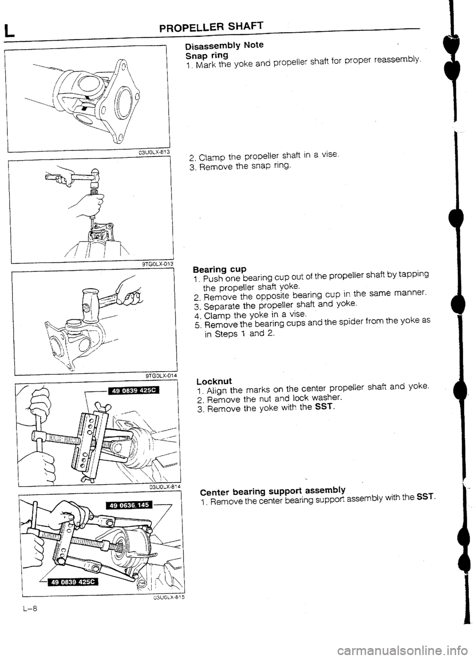 MAZDA 232 1990 Workshop Manual Suplement MAZDA 232 1990 Workshop Manual Suplement