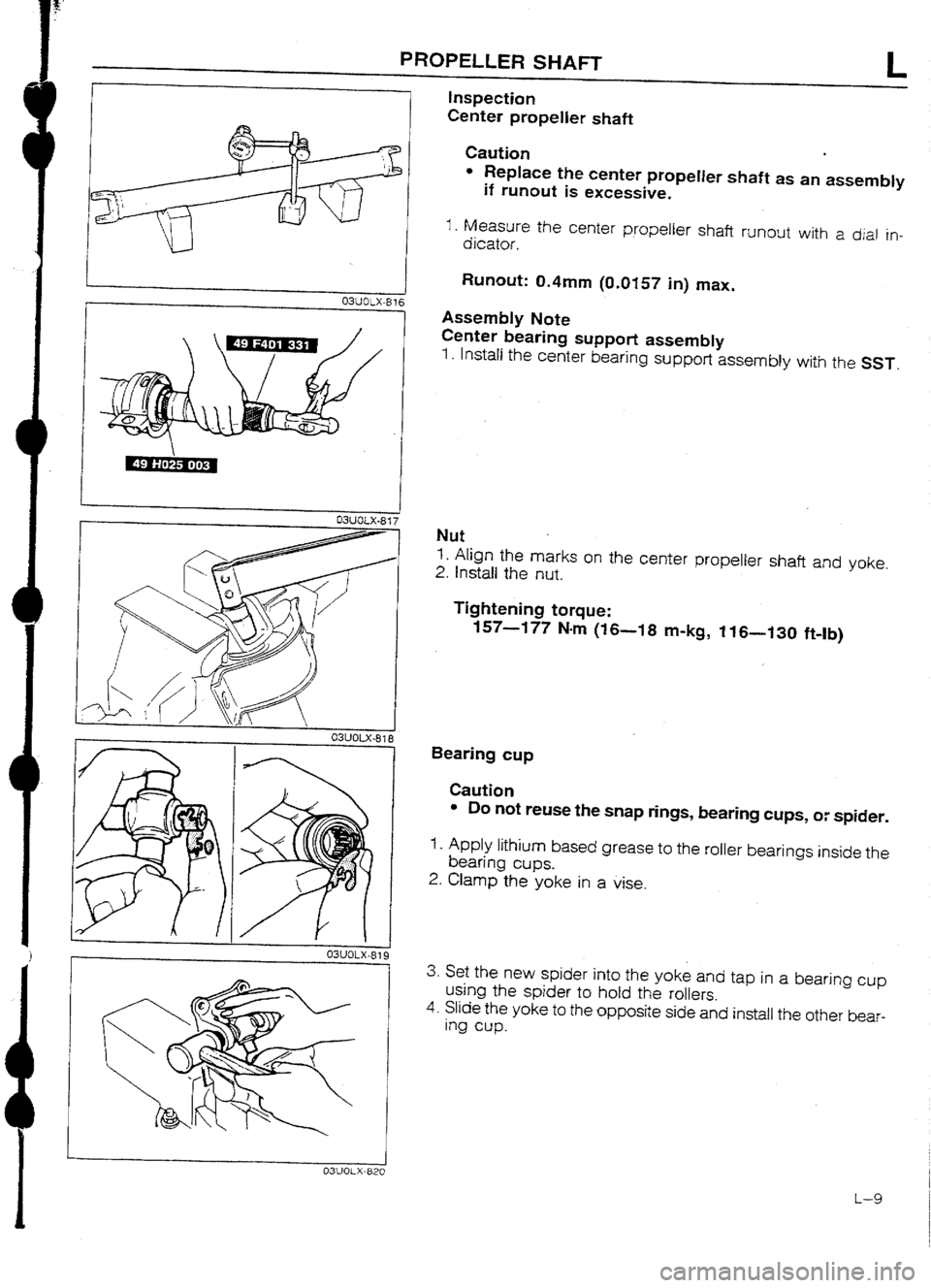 MAZDA 232 1990 Workshop Manual Suplement MAZDA 232 1990 Workshop Manual Suplement