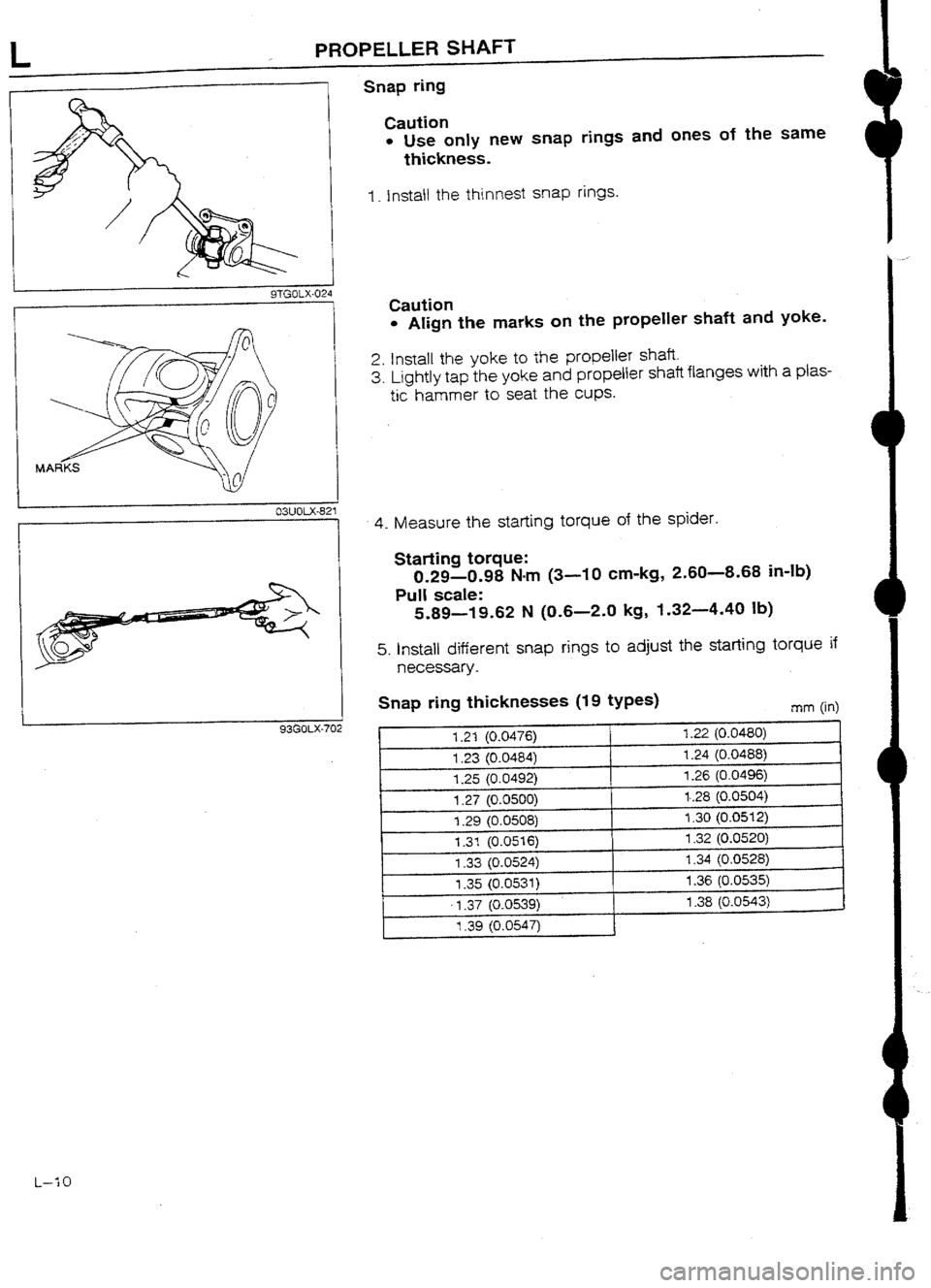 MAZDA 232 1990 Workshop Manual Suplement MAZDA 232 1990 Workshop Manual Suplement