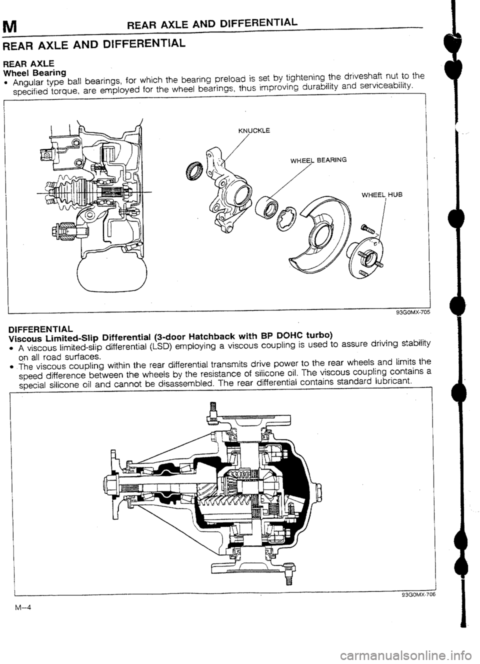 MAZDA 232 1990 Workshop Manual Suplement MAZDA 232 1990 Workshop Manual Suplement
